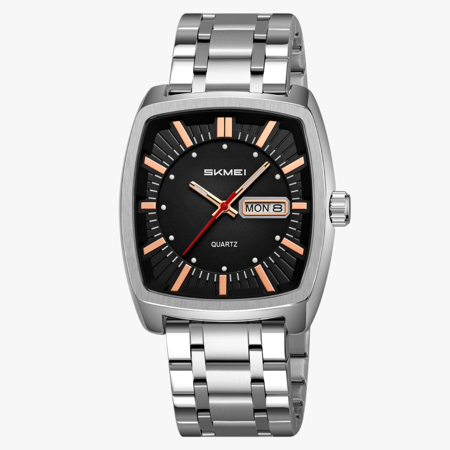 Alfred | Orologio da uomo impermeabile con data e quadrante luminoso - orologio al quarzo Nero - watch watch for men WATCHES FOR MEN wistwatches - Concept Palermo