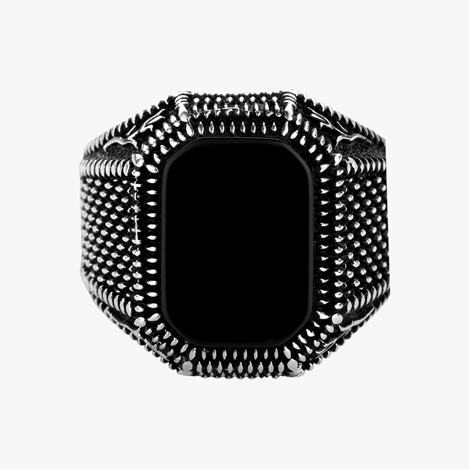 Emory | Anello in zirconia fatto a mano con unico motivo floreale - - mens accessory mens ring Rings - Concept Palermo
