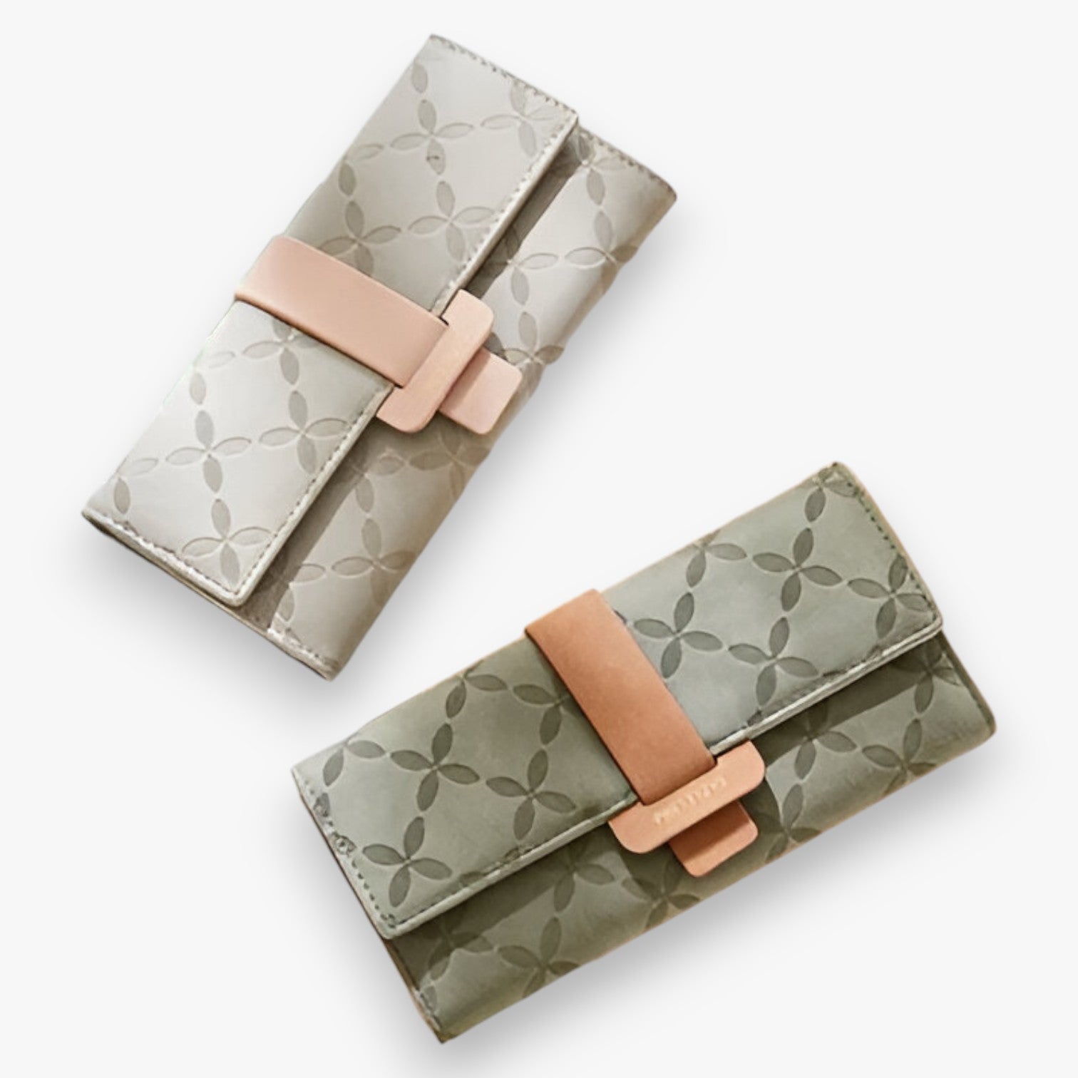 Stella | Portafoglio in pelle goffrata premium con design a soffietto intelligente - - wallet womens wallet - Concept Palermo