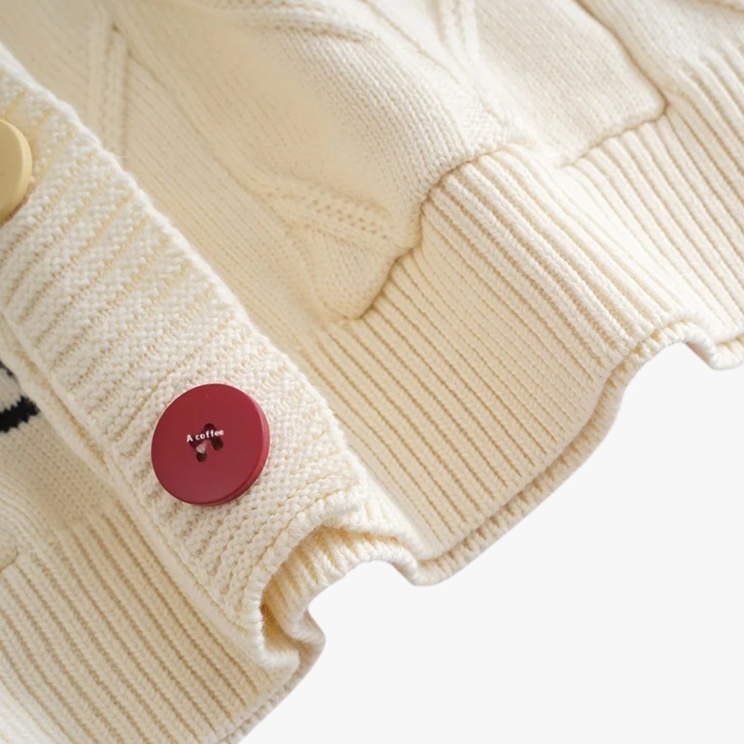 Sophie | Cardigan casual elegante da donna in puro cotone con bottoni ricamati e logo personalizzato - - Sweater sweaters sweaters & cardigans - Concept Palermo