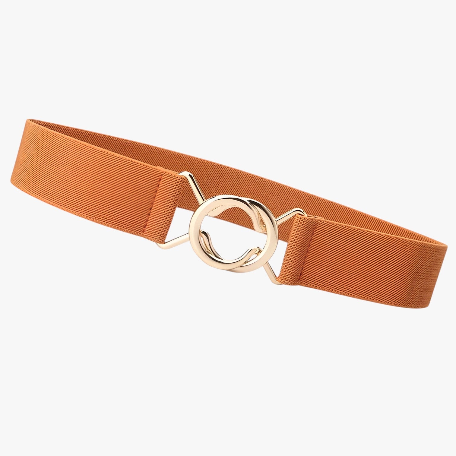 Ethel | Eleganza Vintage - Cintura elasticizzata per un silhouette lusinghiero - cammello 70cm - belts waist belt for women Womens belt - Concept Palermo