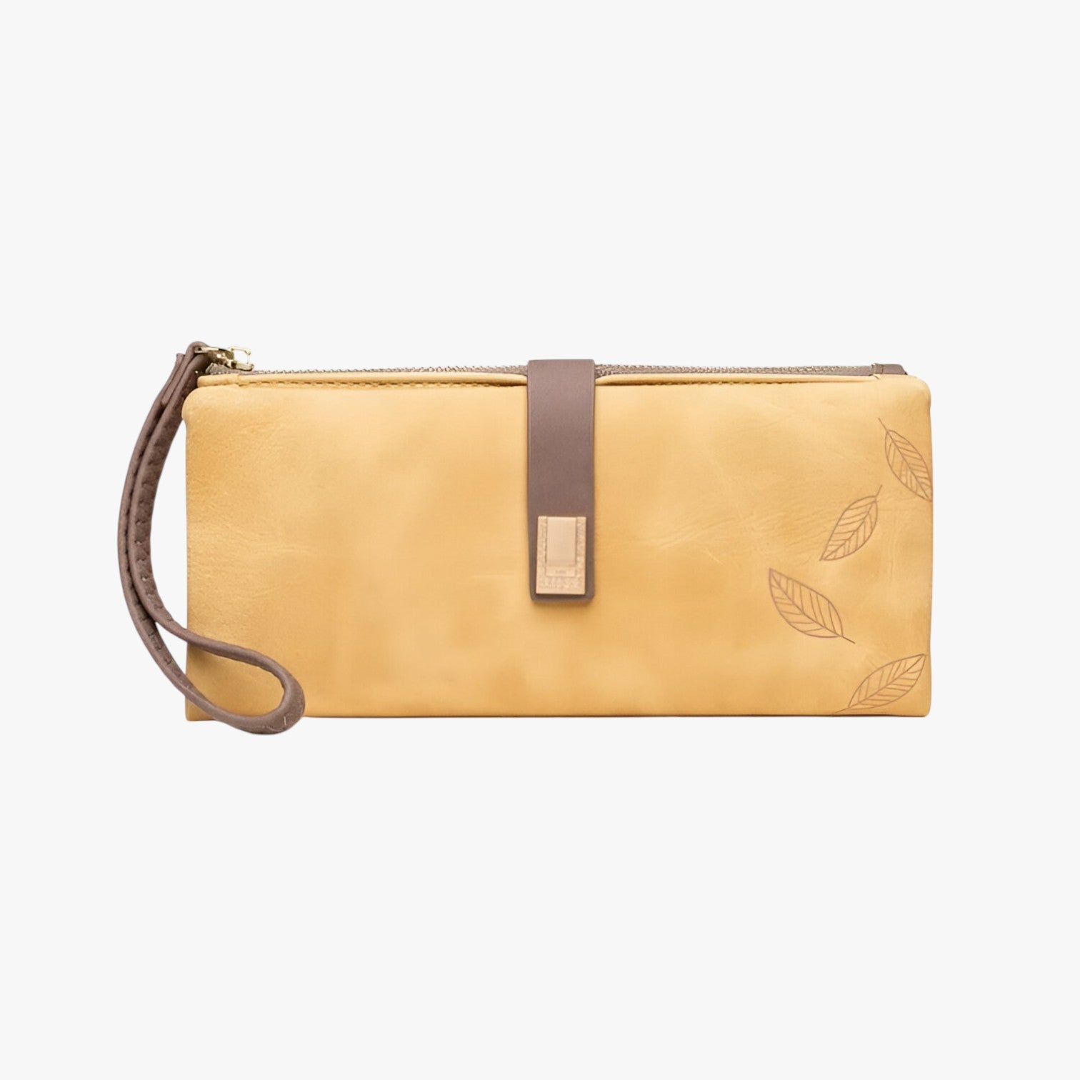 Makayla | Portafoglio lungo da donna - Spazioso, elegante e pratico - Giallo - wallet womens wallet - Concept Palermo