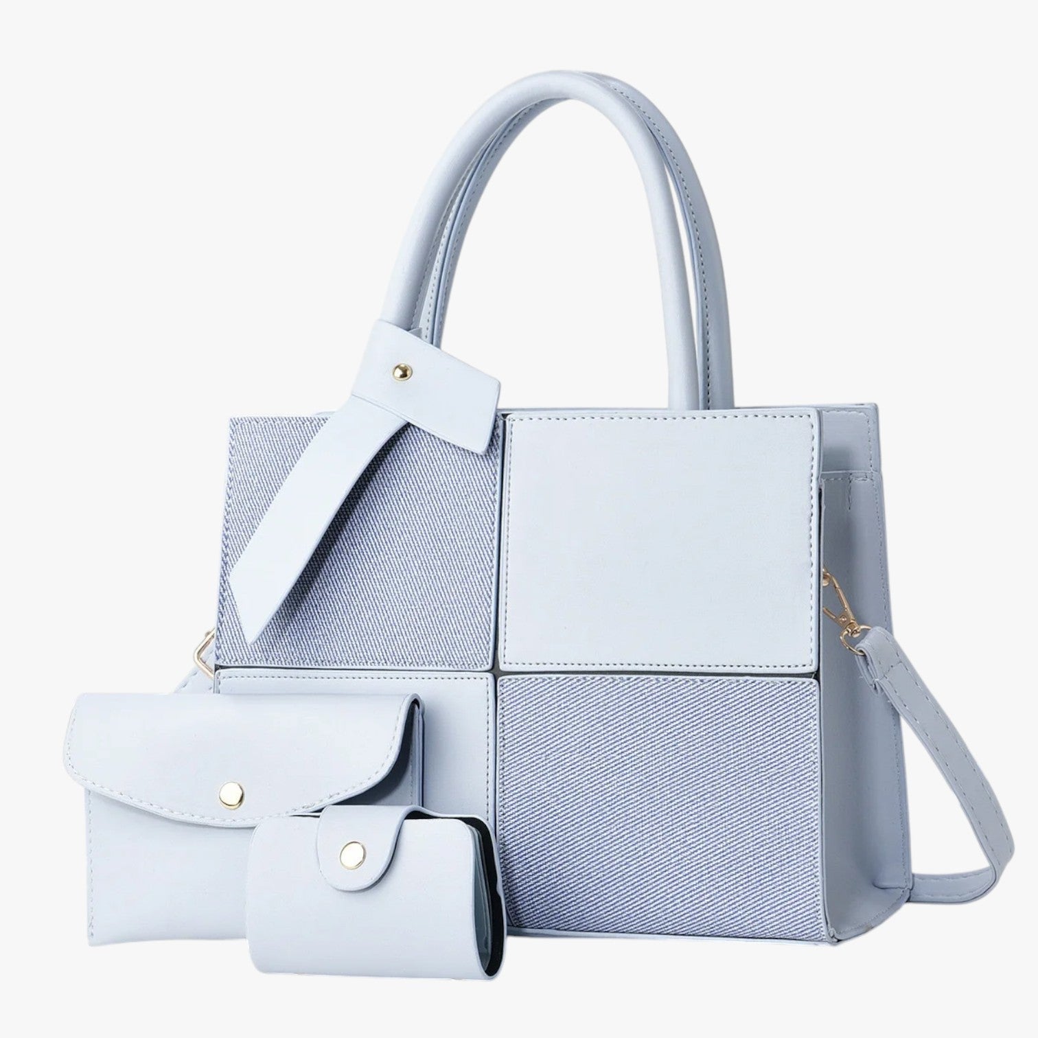 Alma | Borsa tote retrò spaziosa e impermeabile - Blu - Bags women bags Women's handbags - Concept Palermo