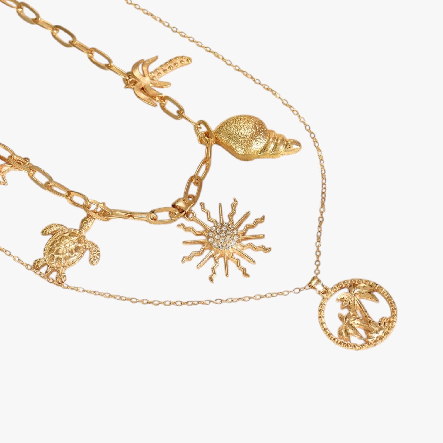 Lina | Collana estiva minimale con conchiglia e stella marina - - elegant womens necklaces Fashion Necklaces necklace Necklaces for Women - Concept Palermo