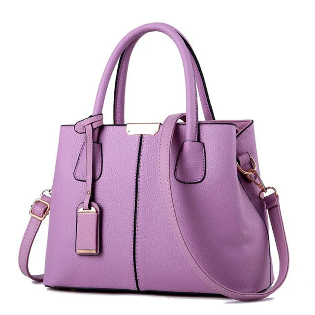 Borsa in pelle Emily - viola - Bags women bags - Concept Palermo