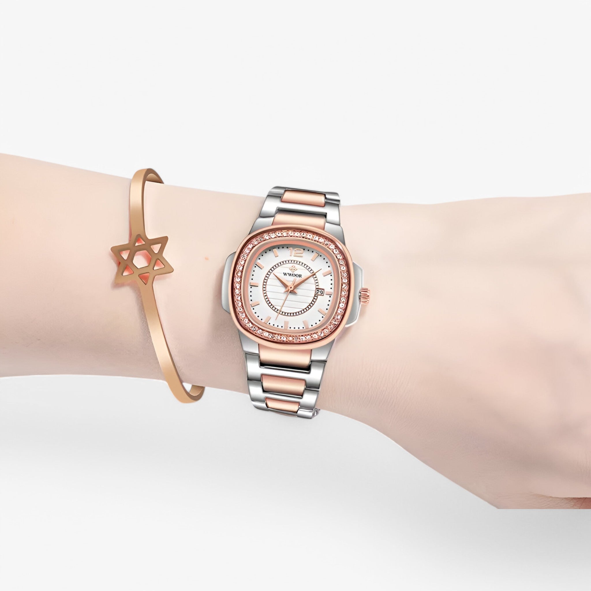 Amelia | Orologio da polso da donna elegante in oro con diamanti - - watch for men - Concept Palermo