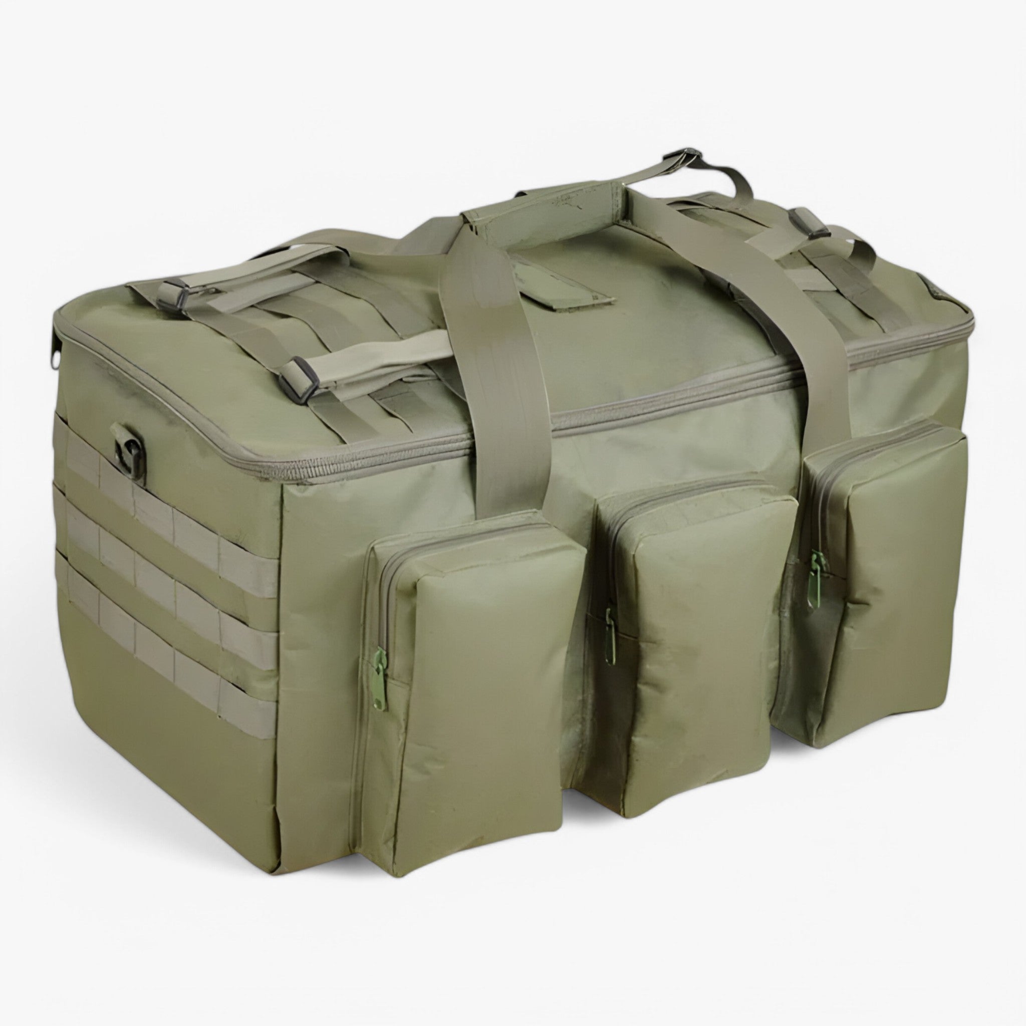 Borsa da viaggio tattica 55L – Tracolla regolabile e diversi scomparti - Verde - duffel bag travel bag Travel Bags - Concept Palermo