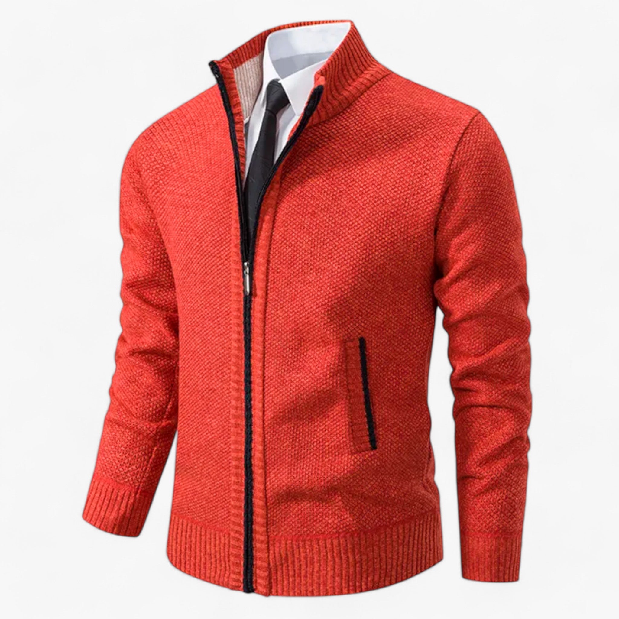 Erik | Giacca Chic per Uomini - Eleganza Senza Tempo per Ogni Occasione - Arancione - Heren MÄNNER Pullover & Jacken Tops - Concept Palermo