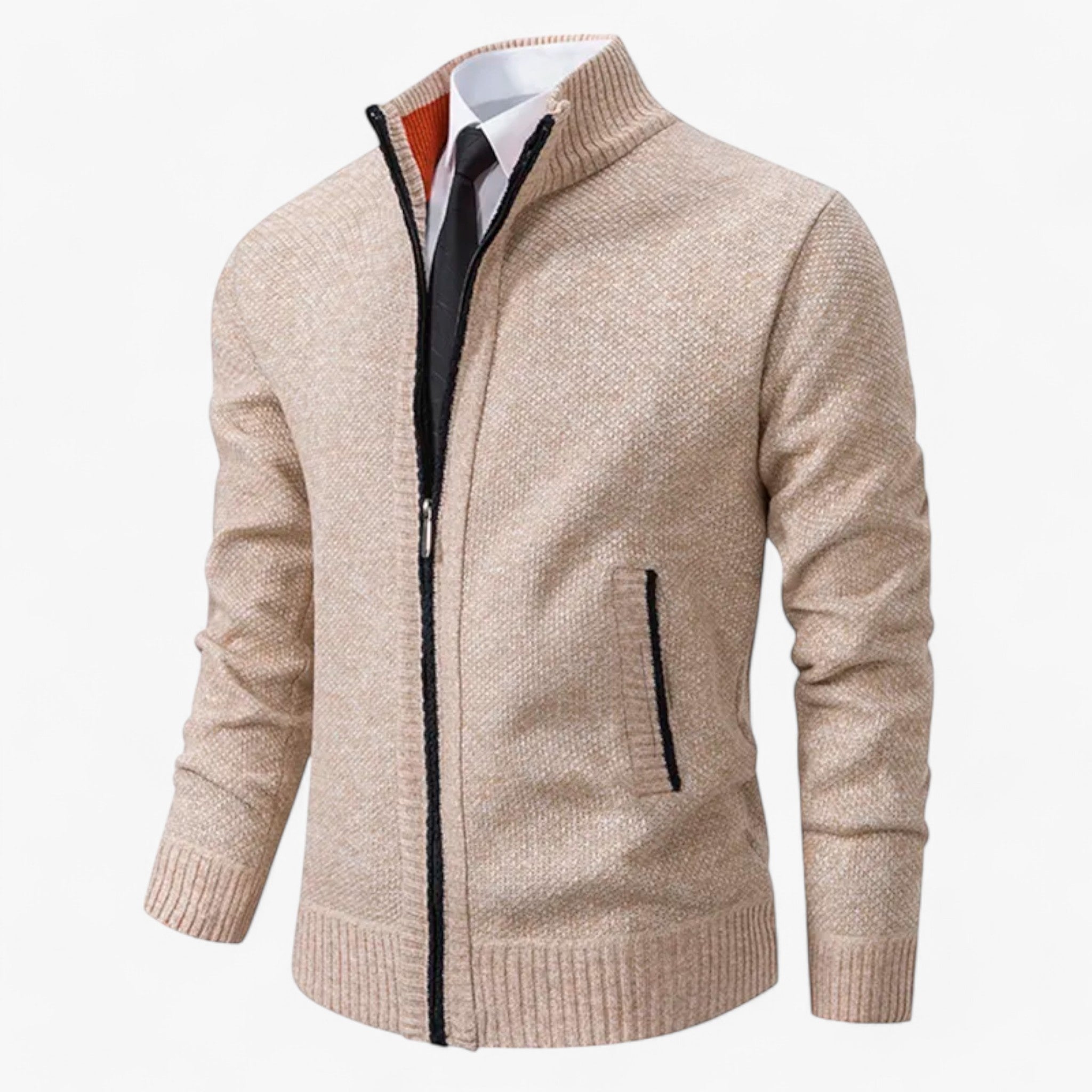 Erik | Giacca Chic per Uomini - Eleganza Senza Tempo per Ogni Occasione - Beige - Heren MÄNNER Pullover & Jacken Tops - Concept Palermo