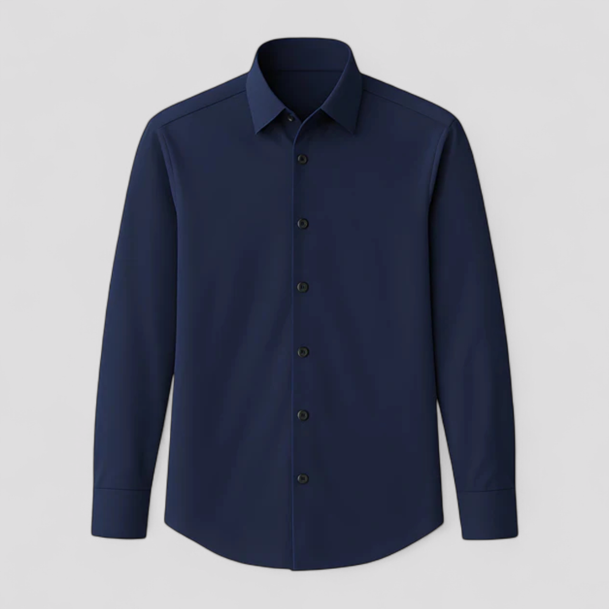Thomas | Camicia da ufficio flessibile: linee pulite con flessibilità integrata - Marino - 10/6/2024 clothing tshirts - Concept Palermo