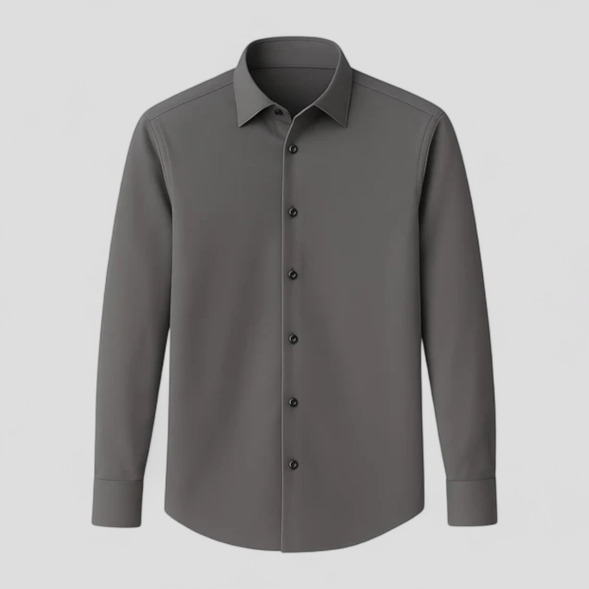 Thomas | Camicia da ufficio flessibile: linee pulite con flessibilità integrata - Grigio - 10/6/2024 clothing tshirts - Concept Palermo