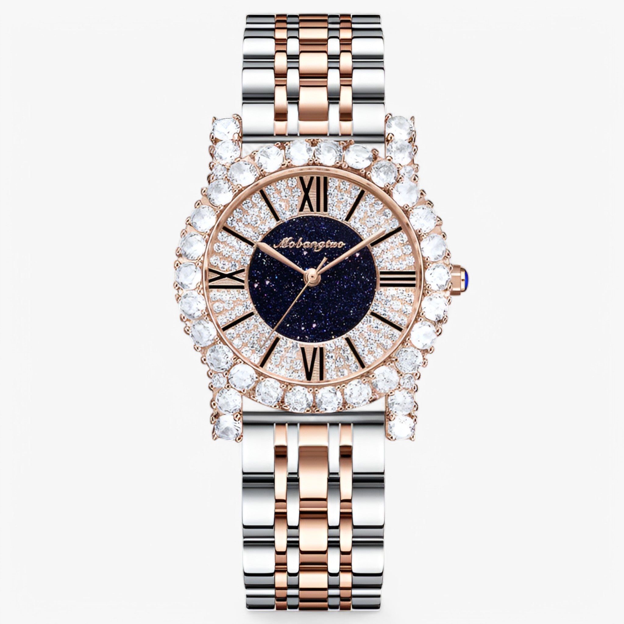 Beatris – Orologio da Donna Elegante con Cristalli e Diamanti - gold silver - female watch watch for women - Concept Palermo