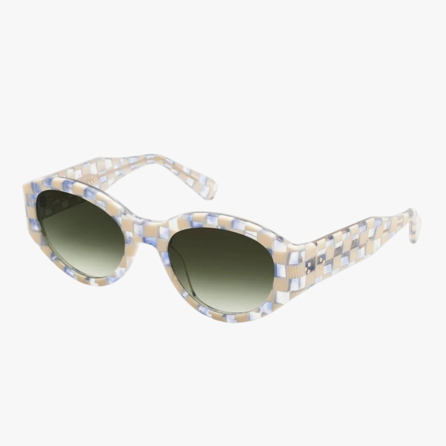 Danna | Eleganza e Visione - Occhiali da sole di lusso in acetato polarizzato da donna - Classico Bianco - polarized sunglasses women Sunglasses sunglasses for women - Concept Palermo