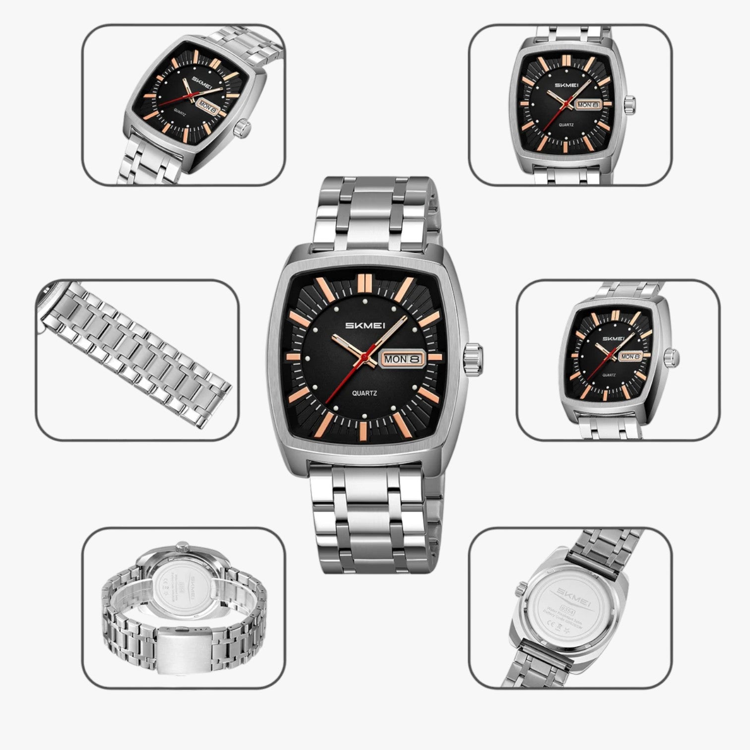 Alfred | Orologio da uomo impermeabile con data e quadrante luminoso - - watch watch for men WATCHES FOR MEN wistwatches - Concept Palermo