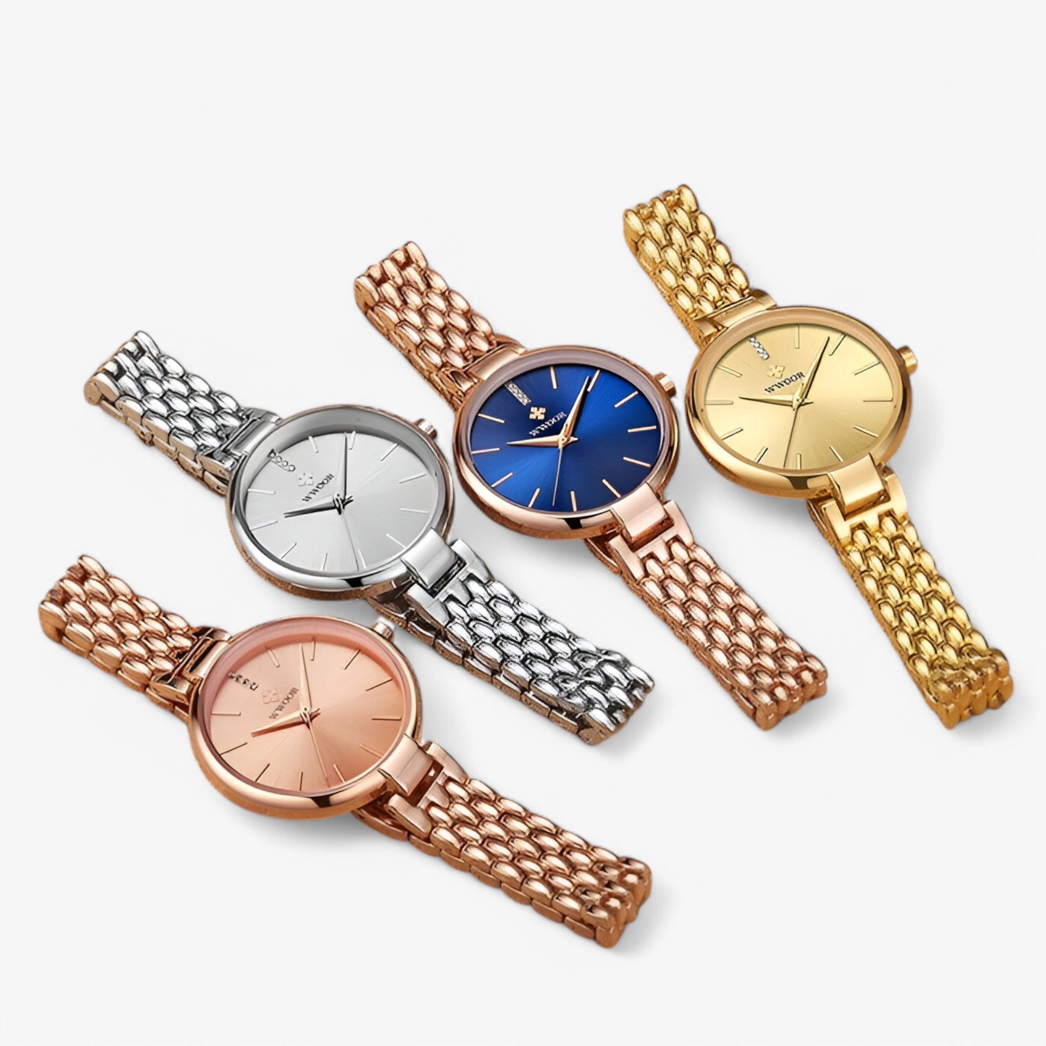 Ava | Nuovo orologio di lusso da donna con cinturino al quarzo con diamanti - - watch for women - Concept Palermo