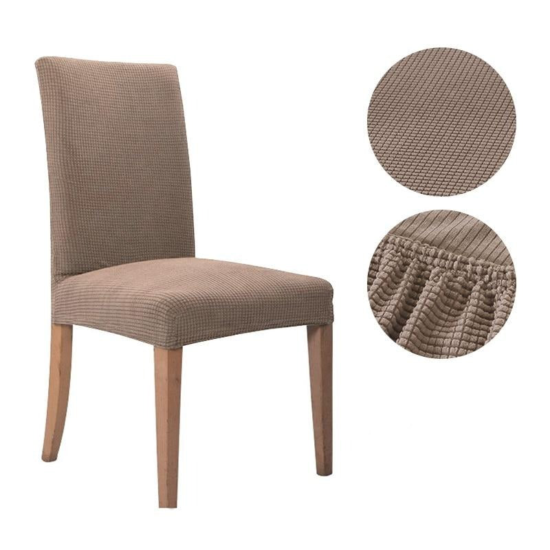 Copertura per Sedia Belleza | Confezione da 2 - Marrone | 2 pezzi - seat cover slipcovers - Concept Palermo