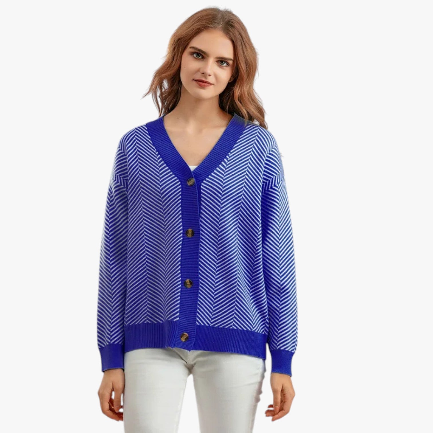 Rebecca | Cardigan con scollo a V da donna - Leggero ed elegante per l'autunno - - Sweater sweater women sweaters & cardigans - Concept Palermo