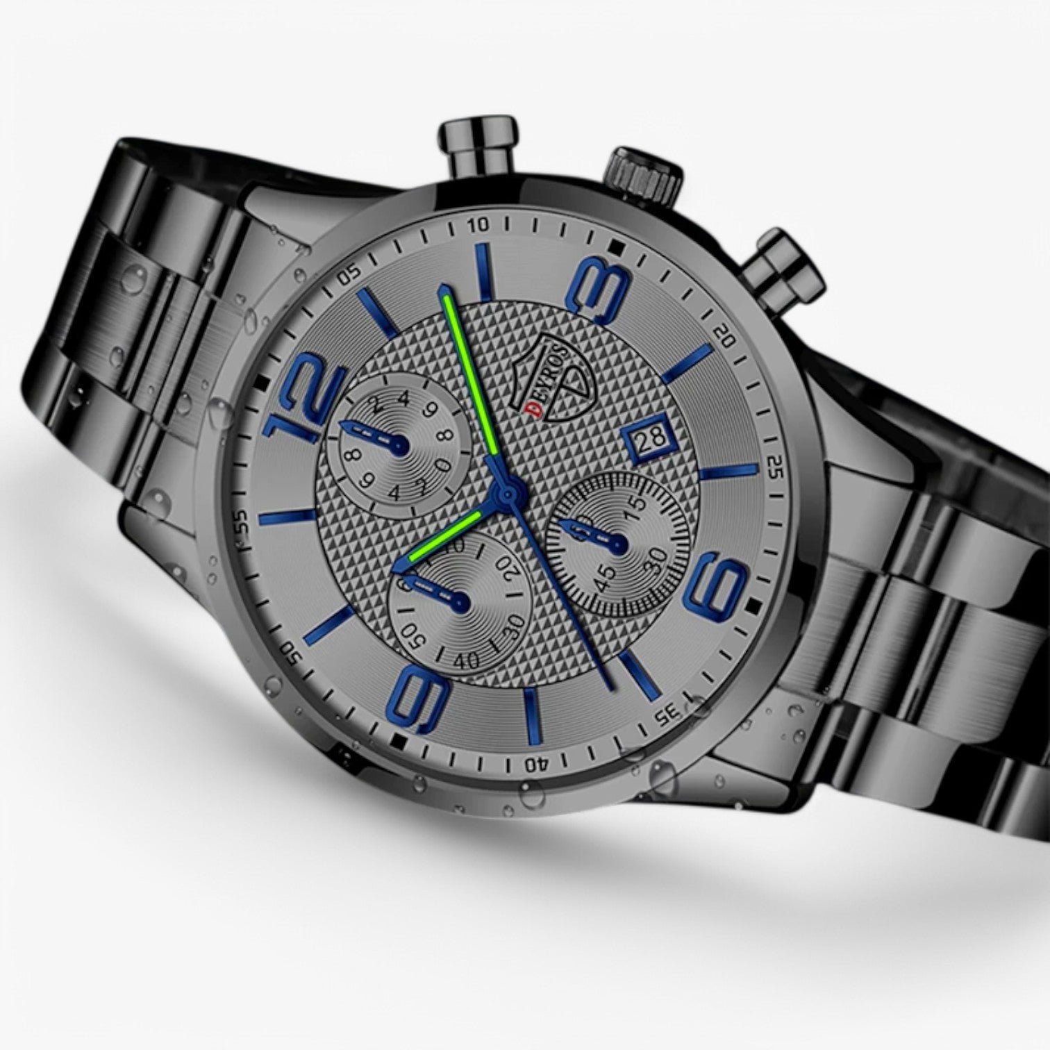 Emilio | Lusso e Precisione – Orologio da Uomo in Acciaio Inossidabile con Funzione Luminosa - - mens accessory watch for men watches - Concept Palermo