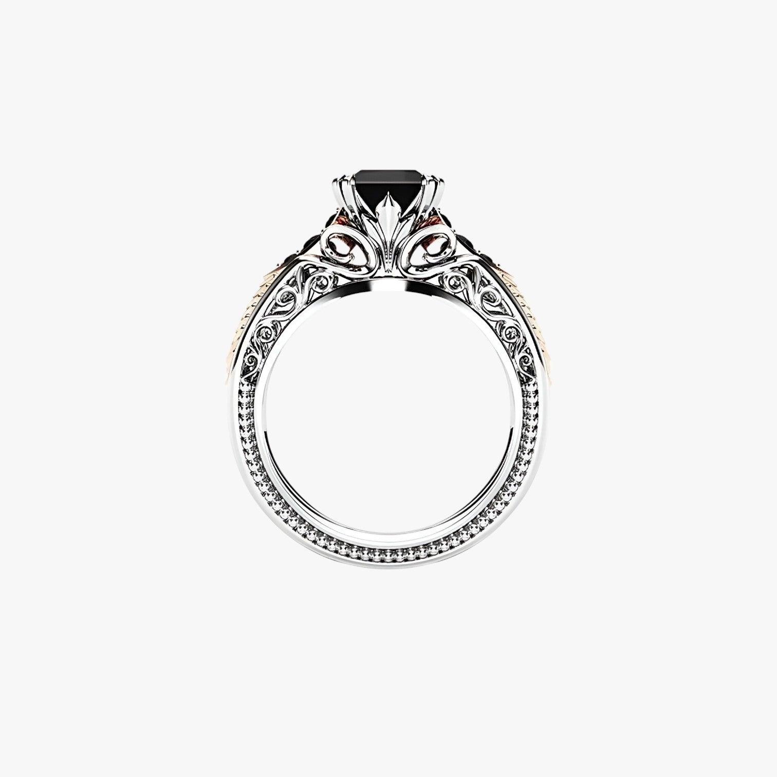 Sarah | Splendida eleganza – anello in argento 925 con diamante naturale da 1 carato - - Rings womens ring - Concept Palermo