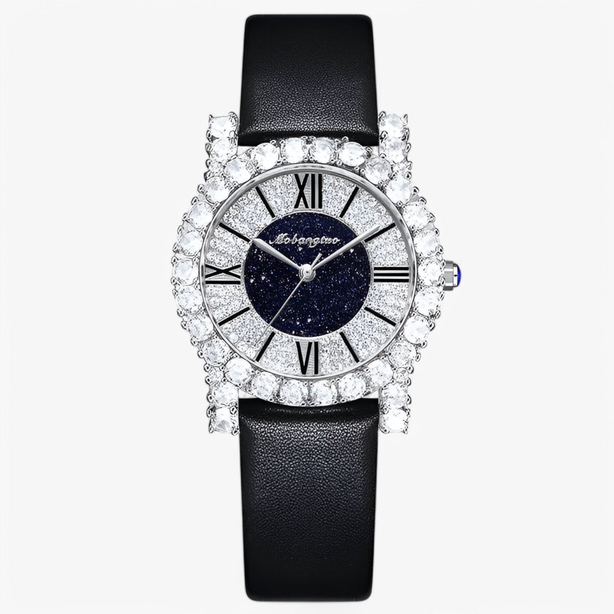 Beatris – Orologio da Donna Elegante con Cristalli e Diamanti - black - female watch watch for women - Concept Palermo