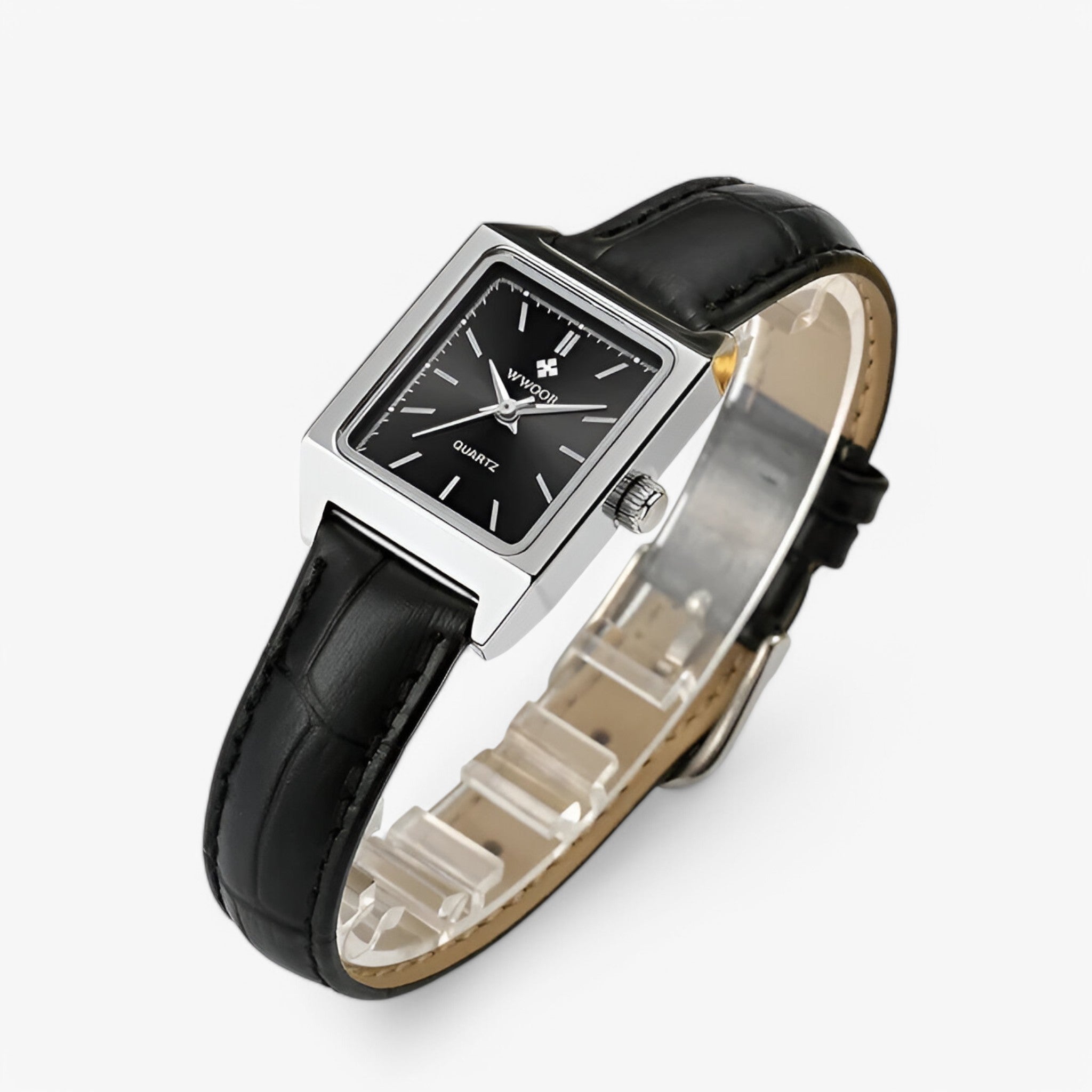 Isabelle | Orologio rettangolare di lusso con diamanti - - watch for women - Concept Palermo