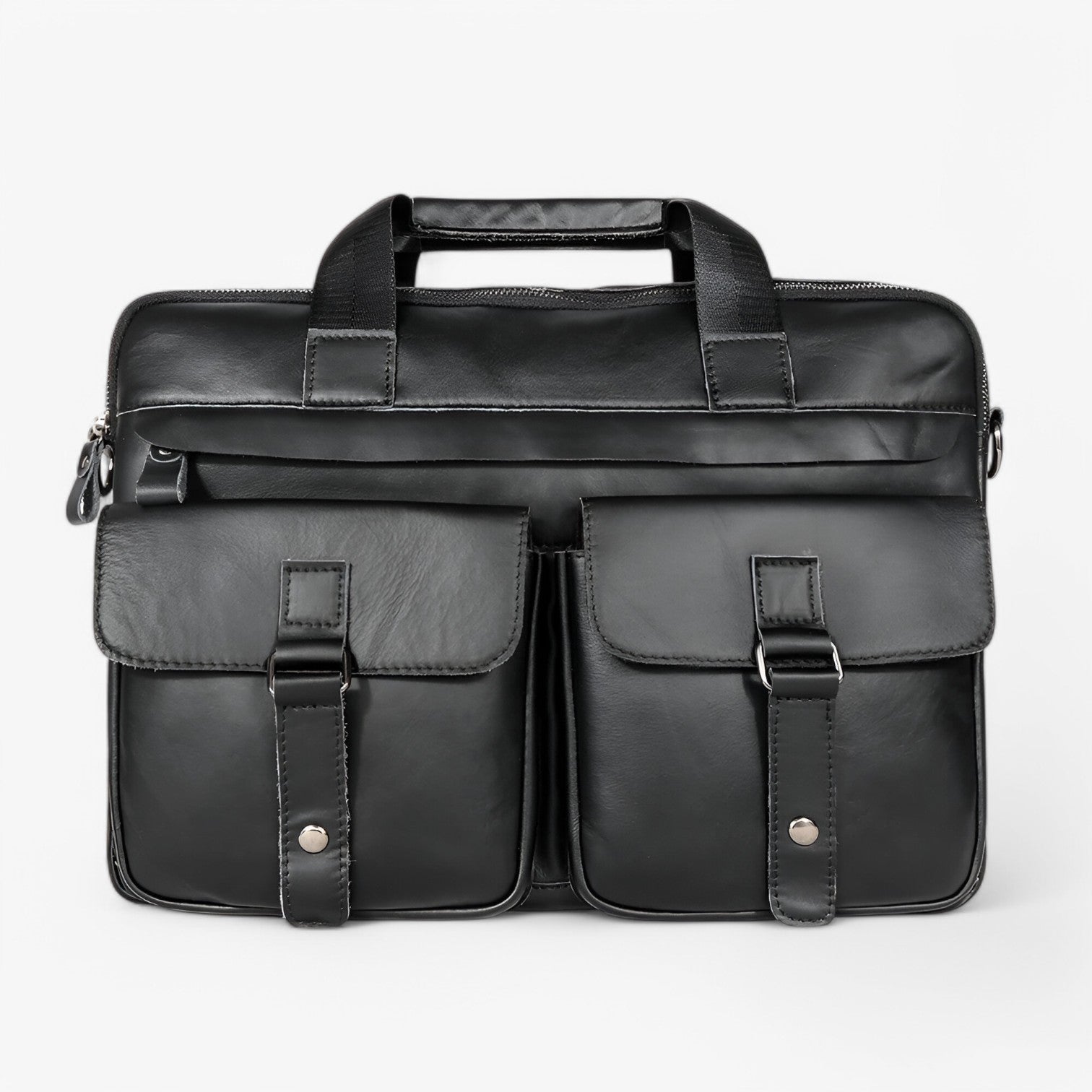 Jasiel | Borsa per Laptop in Pelle di Lusso – Elegante e Pratica per il Lavoro - nero - Bags mens bag Shoulder Bags - Concept Palermo