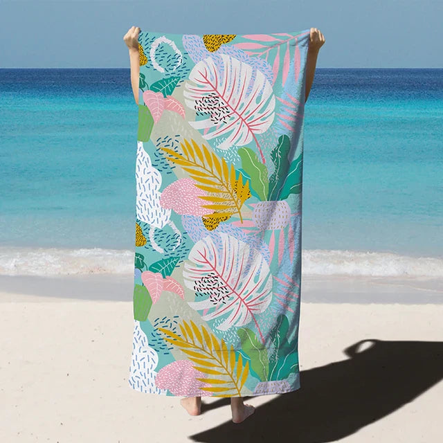 Grandy - Telo mare in microfibra ad asciugatura rapida, telo piscina extra large - Da sfogliare 90x180cm - Beach Towel Microfiber Fabric microfiber towel Quick Dry Towel Quick-Dry - Concept Palermo