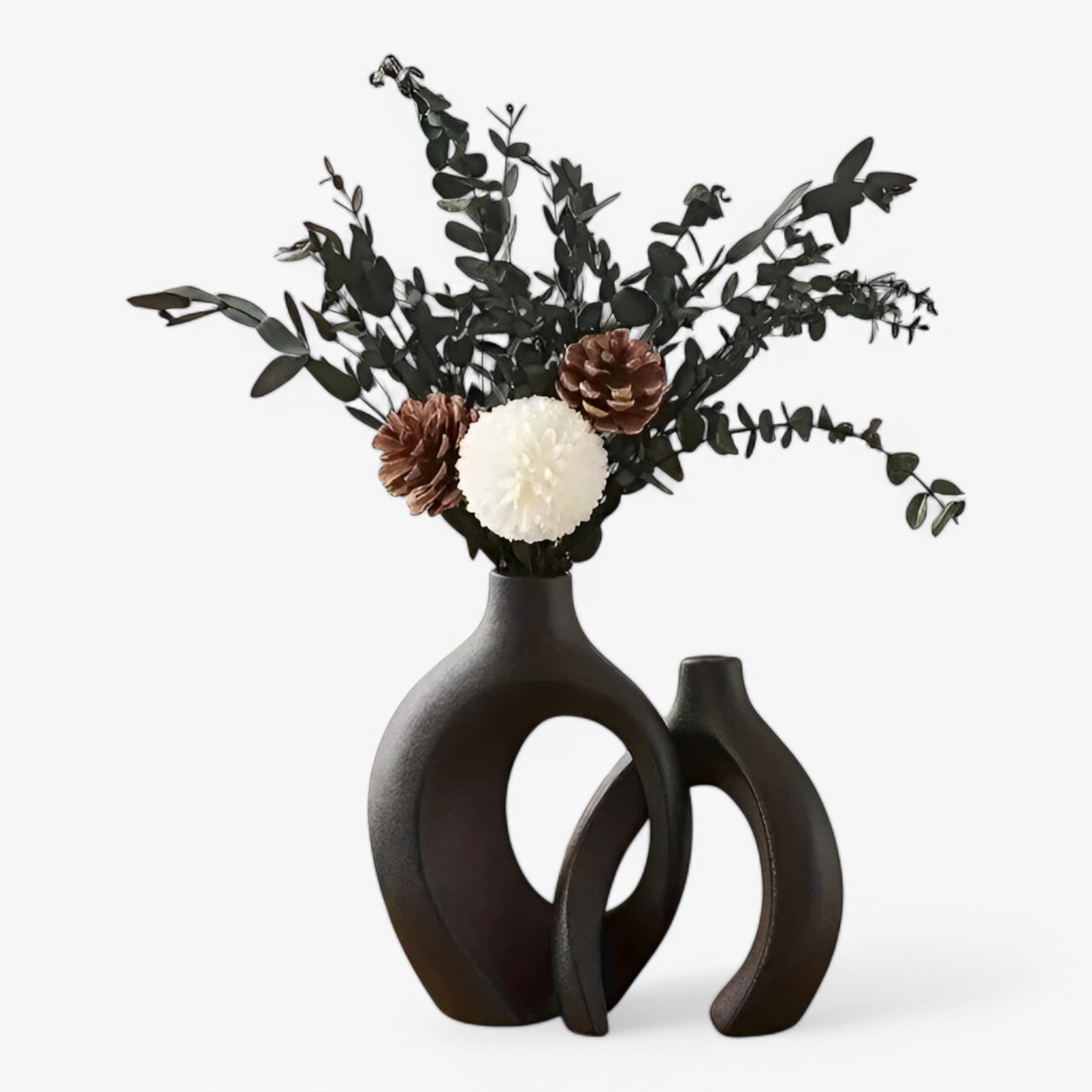 ModishFlora - Vaso da fiori moderno - Nero - home - Concept Palermo