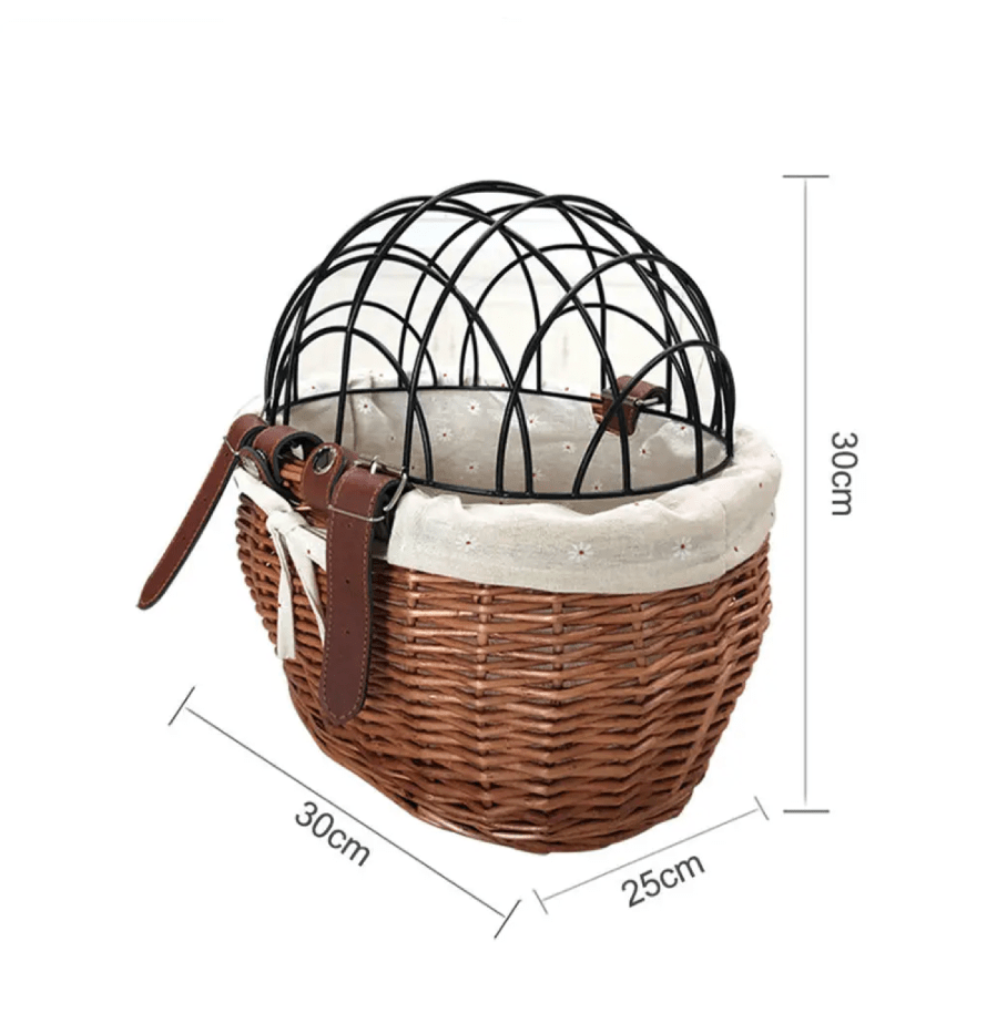 Cestino per Bicicletta per Cani sulla Parte Anteriore - - basket for dogs bike basket - Concept Palermo