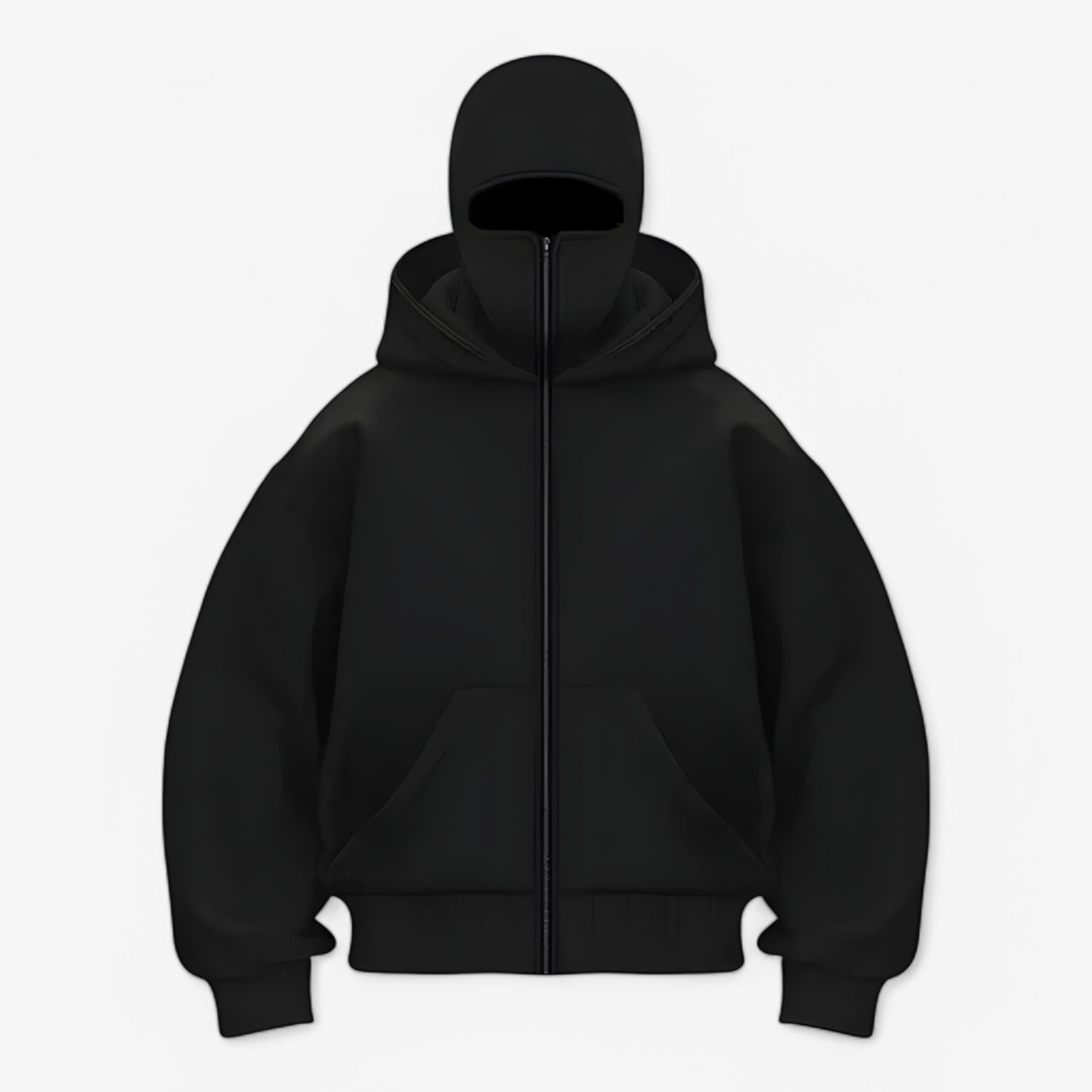 Jessy | Balaclava in Fleece con Zip Intera - Nero - men - Concept Palermo