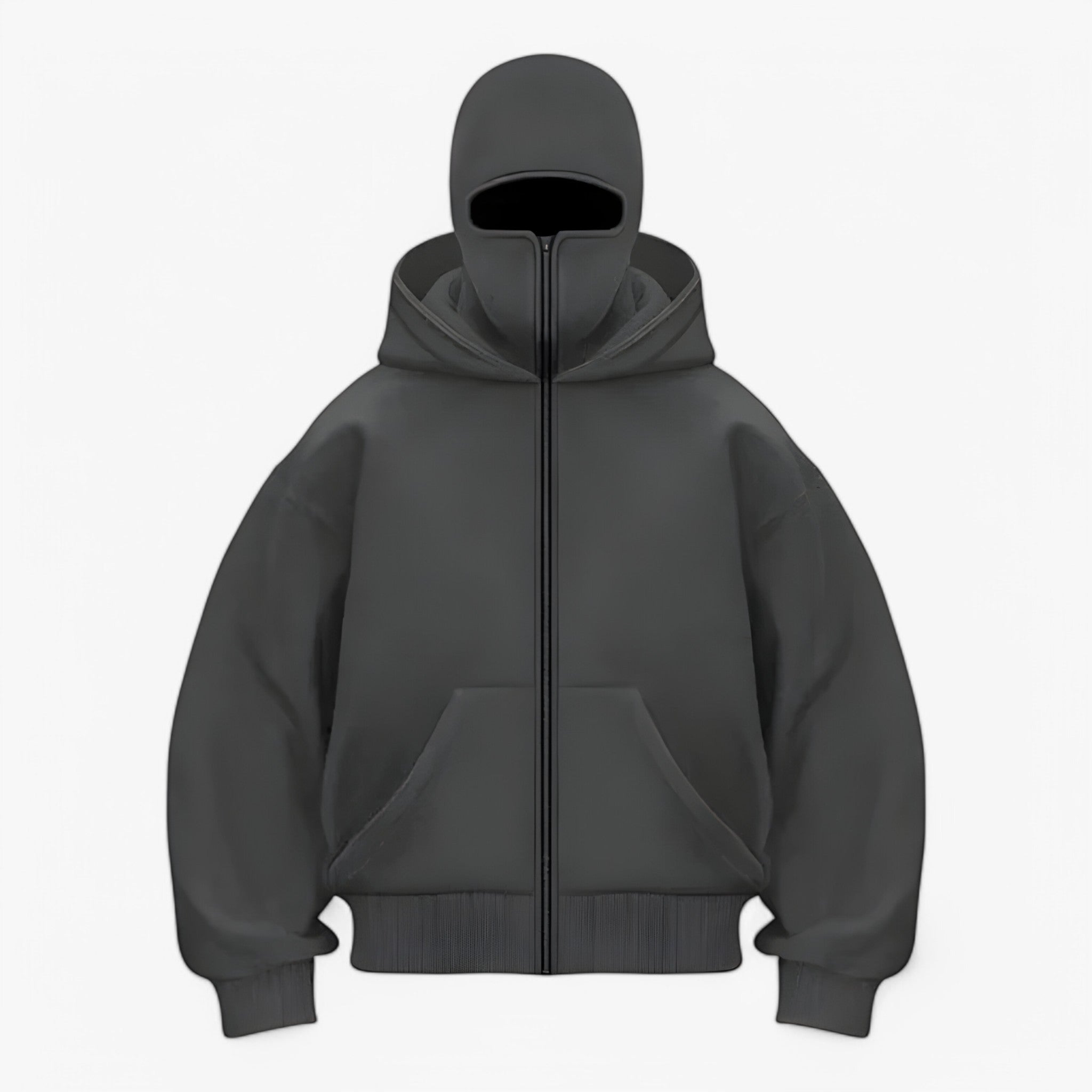 Jessy | Balaclava in Fleece con Zip Intera - Grigio - men - Concept Palermo