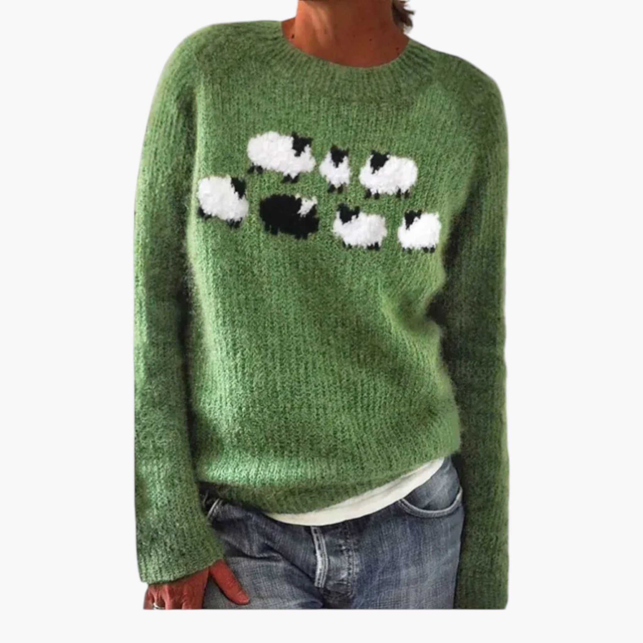 Poppy - Maglione Retrò Elegante e Confortevole per un Effetto Chic - - knitted sweaters P001 Retro sweaters sweater sweaters women cardigan women sweater - Concept Palermo