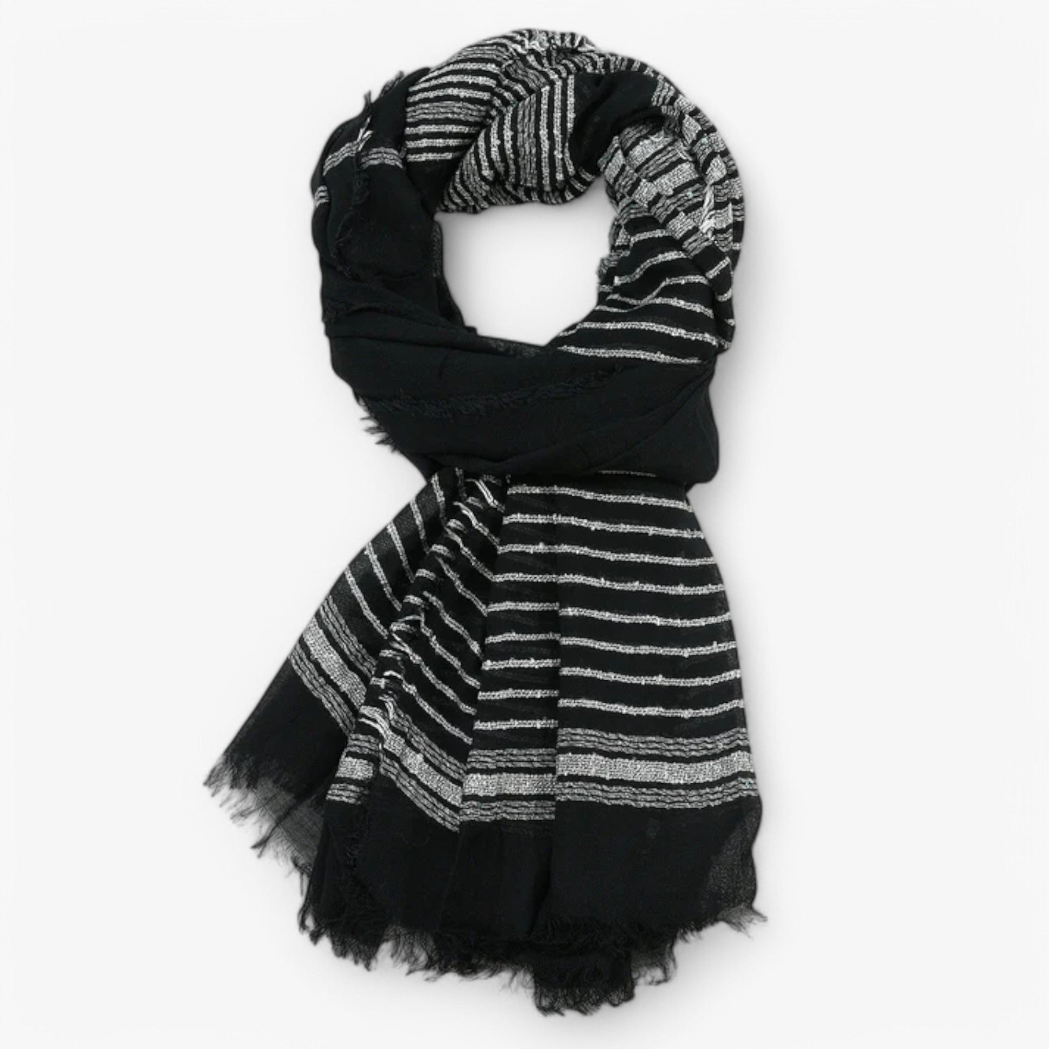 Lorenzo Vitali De Ambachtsman – Di Elegante Sciarpa - Nero - New - Concept Palermo