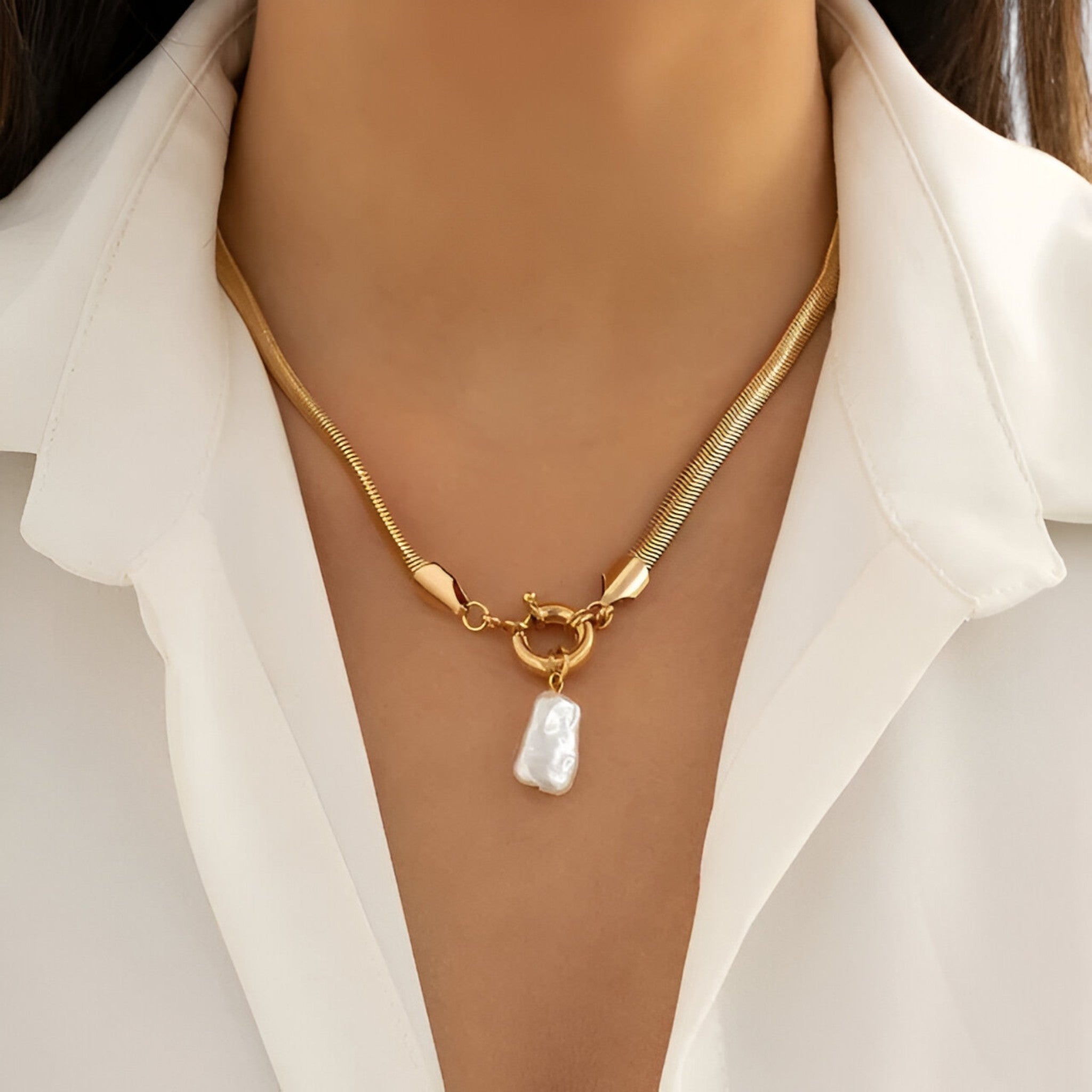 Isabella | Appendino Elegante Parel - - Jewelry_Women_Necklaces necklace necklaces - Concept Palermo
