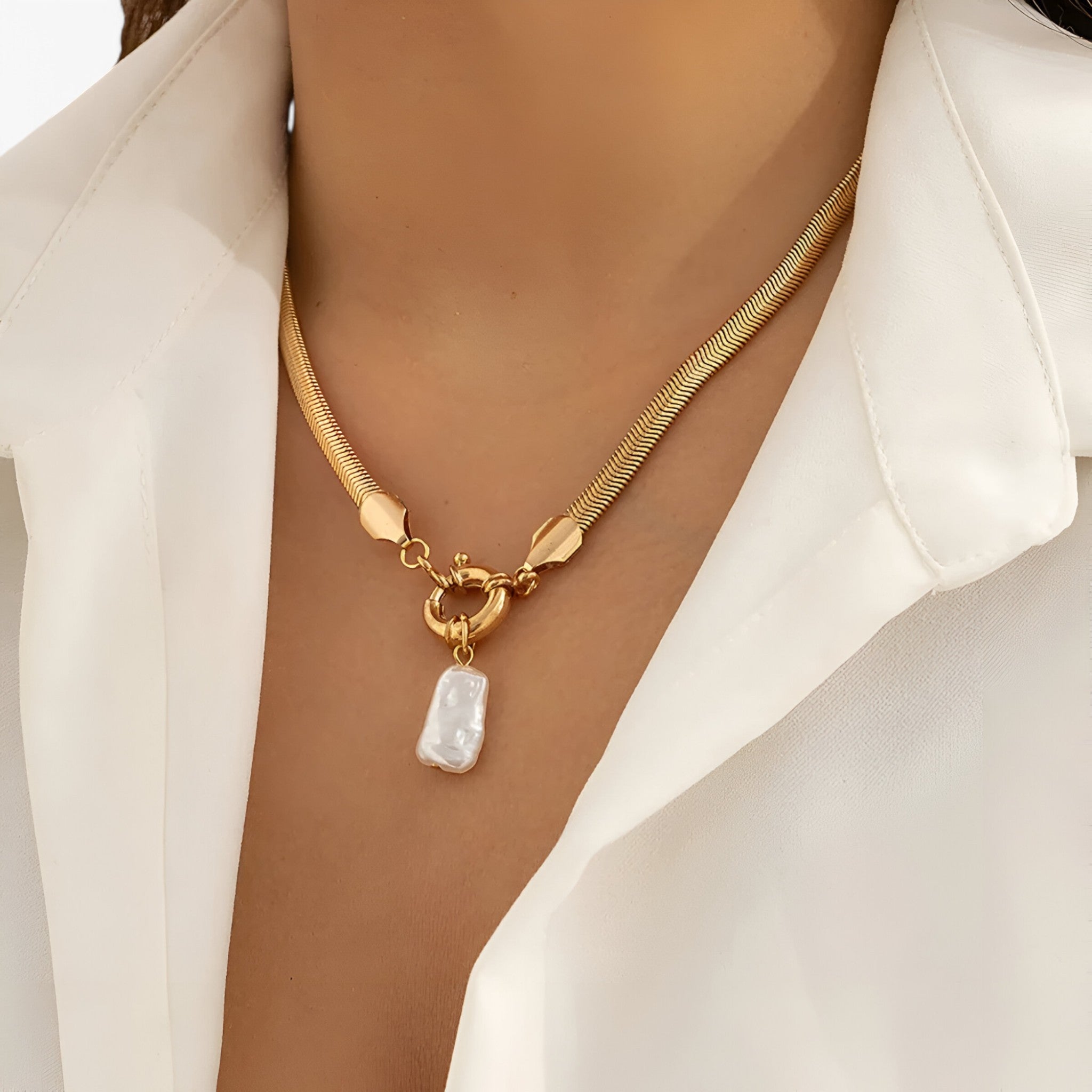 Isabella | Appendino Elegante Parel - - Jewelry_Women_Necklaces necklace necklaces - Concept Palermo