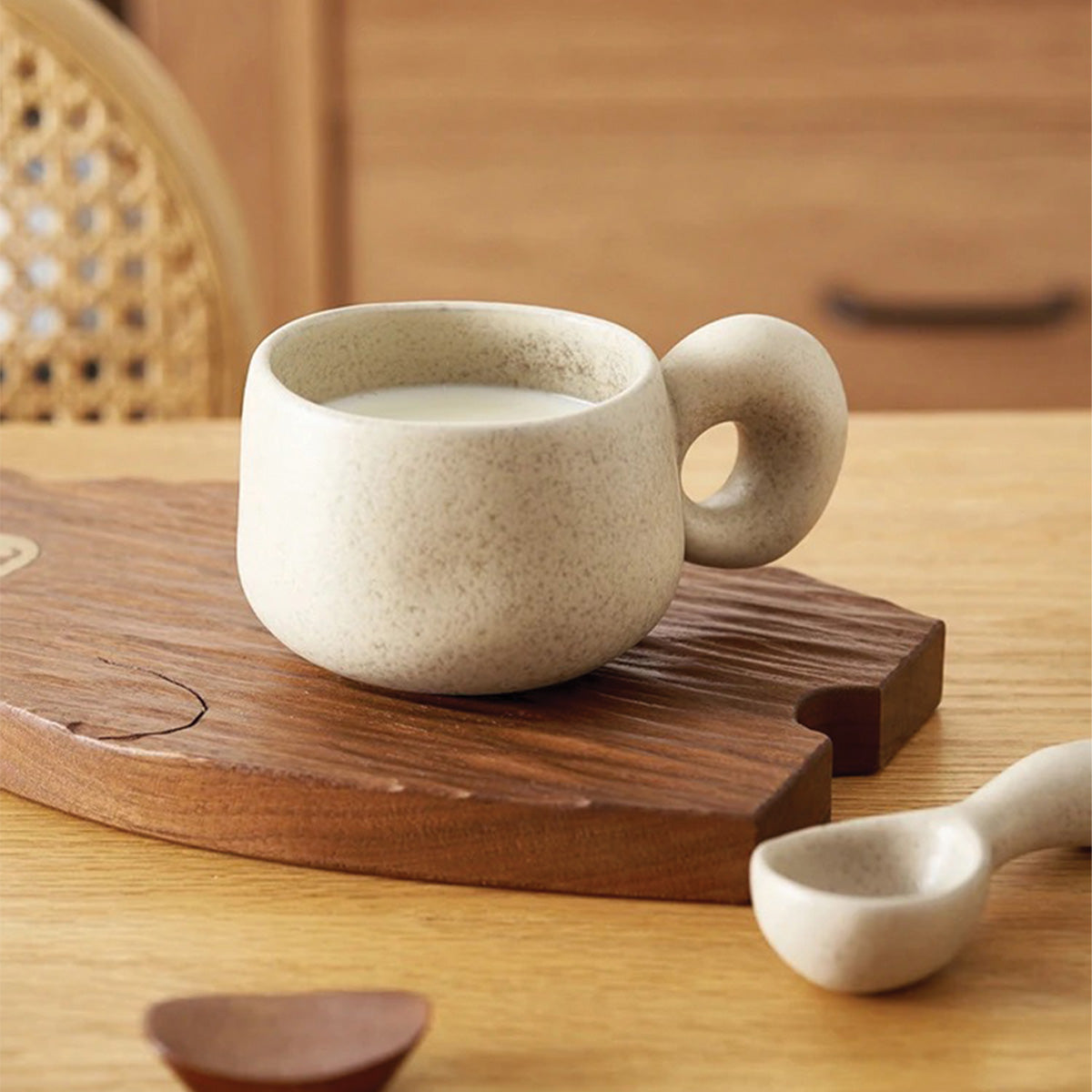 Bicchieri in Ceramica Eleganti con Pietre Louv Fatto a Mano Unici - - Ceramics Kitchen - Concept Palermo