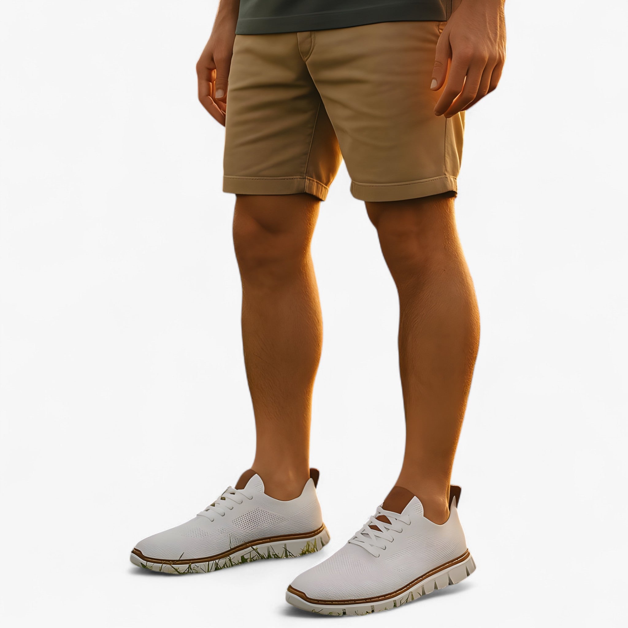 Leandres | Scarpe da uomo ultracomfortevoli e traspiranti - - Ademend en lichtgewicht schoenen adult Antislip en duurzame zool Business-casual schoenen Comfortabele Herenschoenen Flexibele en ergonomische schoenen male Memory Foam voetbed Modebewuste herenschoenen Premium leren sneakers Schokabsorberende schoenen Stijlvolle casual herenschoenen - Concept Palermo