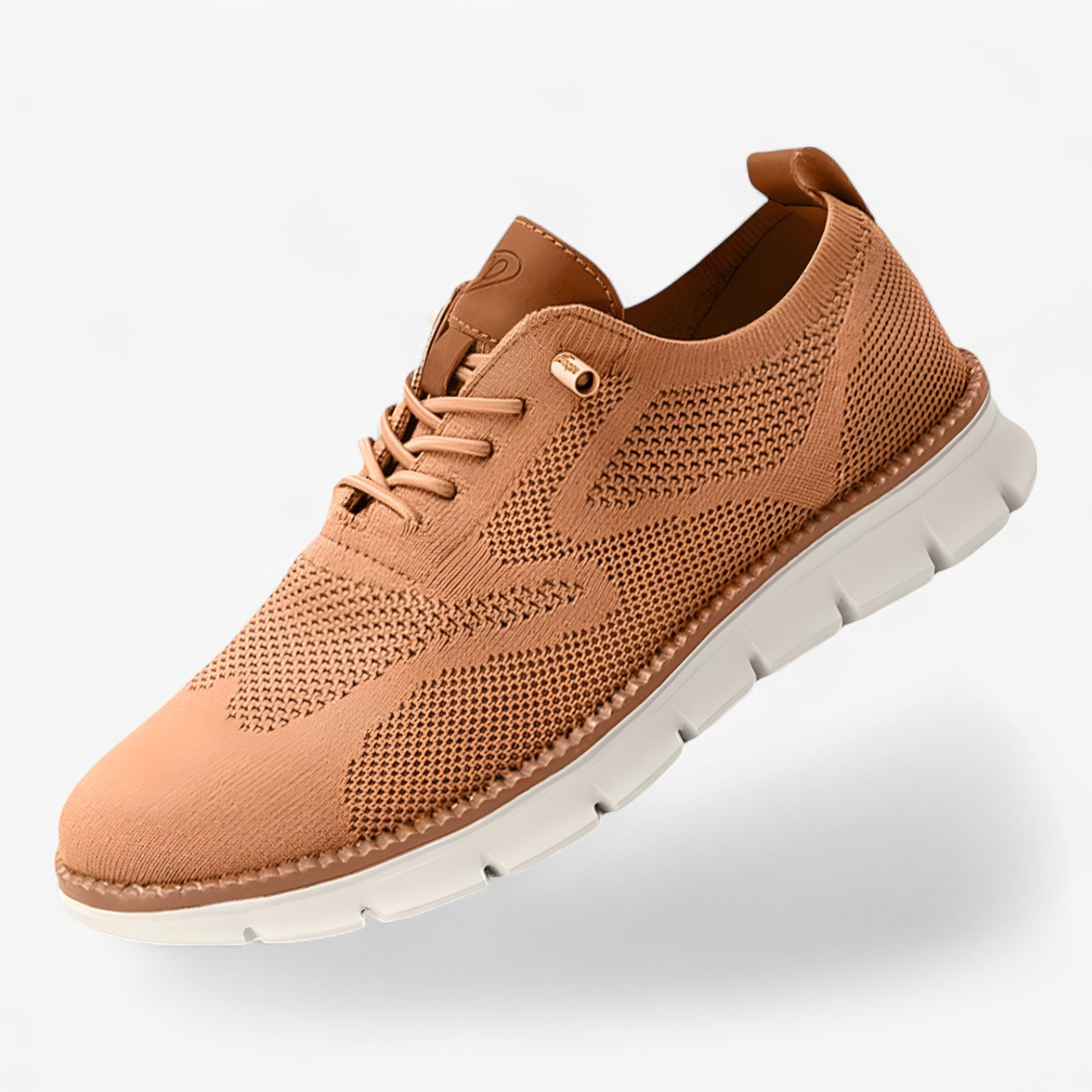 Leandres | Scarpe da uomo ultracomfortevoli e traspiranti - Caramello - Ademend en lichtgewicht schoenen adult Antislip en duurzame zool Business-casual schoenen Comfortabele Herenschoenen Flexibele en ergonomische schoenen male Memory Foam voetbed Modebewuste herenschoenen Premium leren sneakers Schokabsorberende schoenen Stijlvolle casual herenschoenen - Concept Palermo