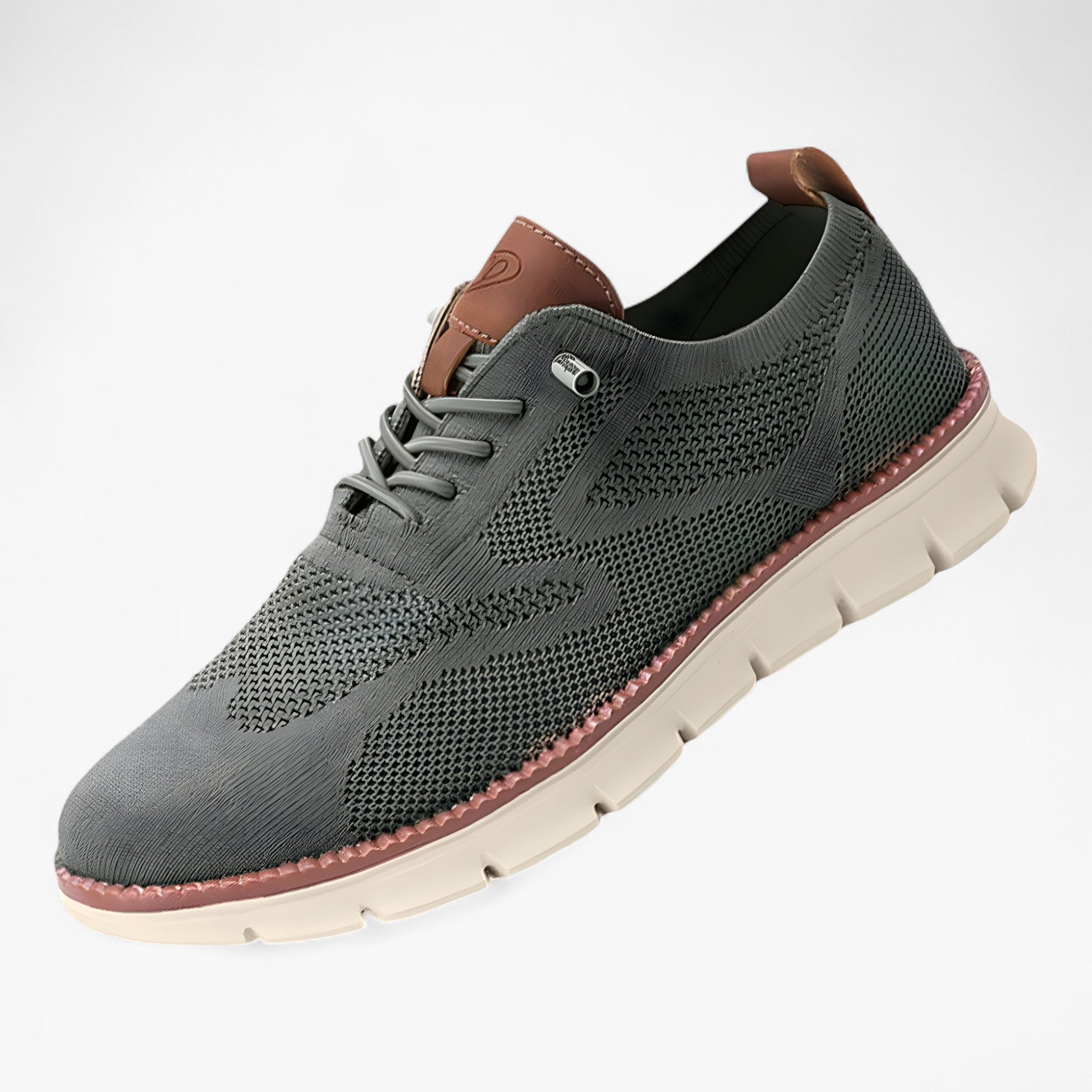 Leandres | Scarpe da uomo ultracomfortevoli e traspiranti - Verde oliva - Ademend en lichtgewicht schoenen adult Antislip en duurzame zool Business-casual schoenen Comfortabele Herenschoenen Flexibele en ergonomische schoenen male Memory Foam voetbed Modebewuste herenschoenen Premium leren sneakers Schokabsorberende schoenen Stijlvolle casual herenschoenen - Concept Palermo