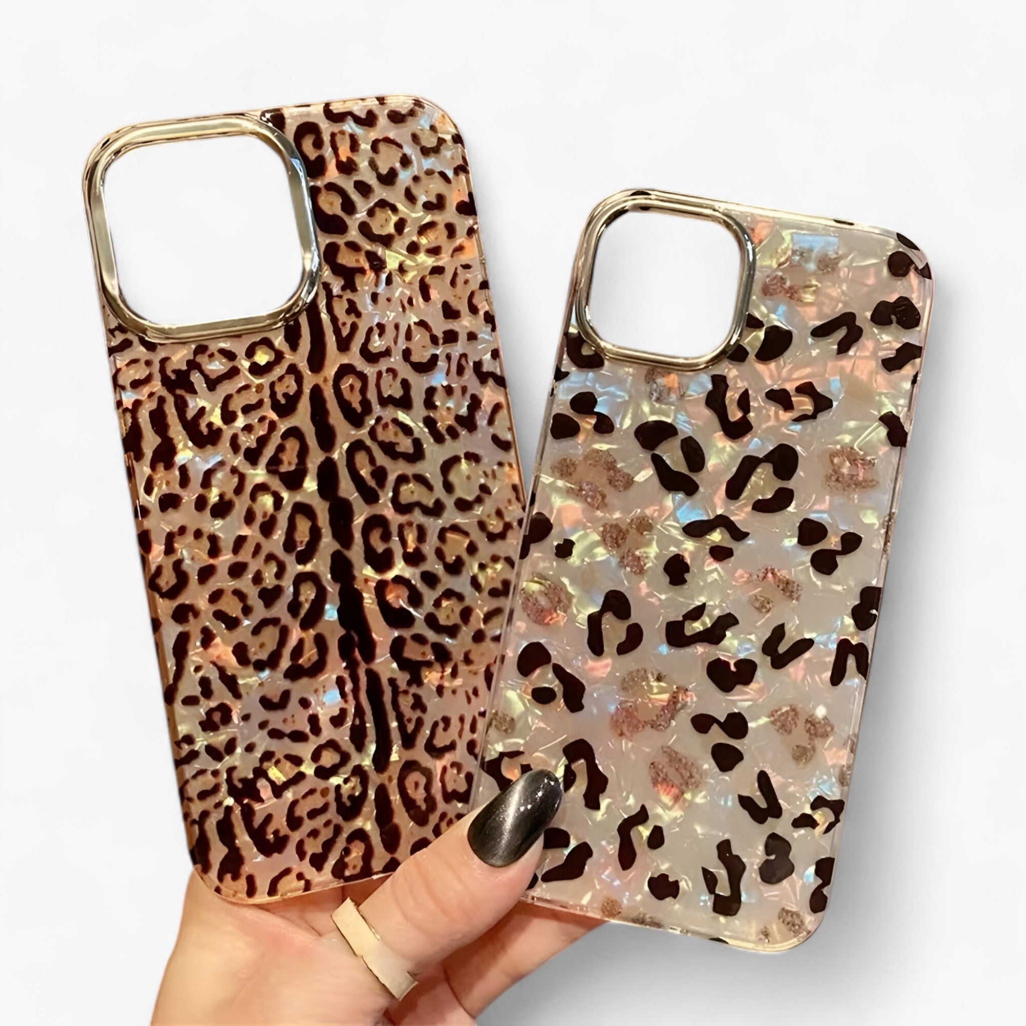 Valérie | Copri auricolari Aurora Leopard Shell - - Fashion Phone Case leopard phone case - Concept Palermo
