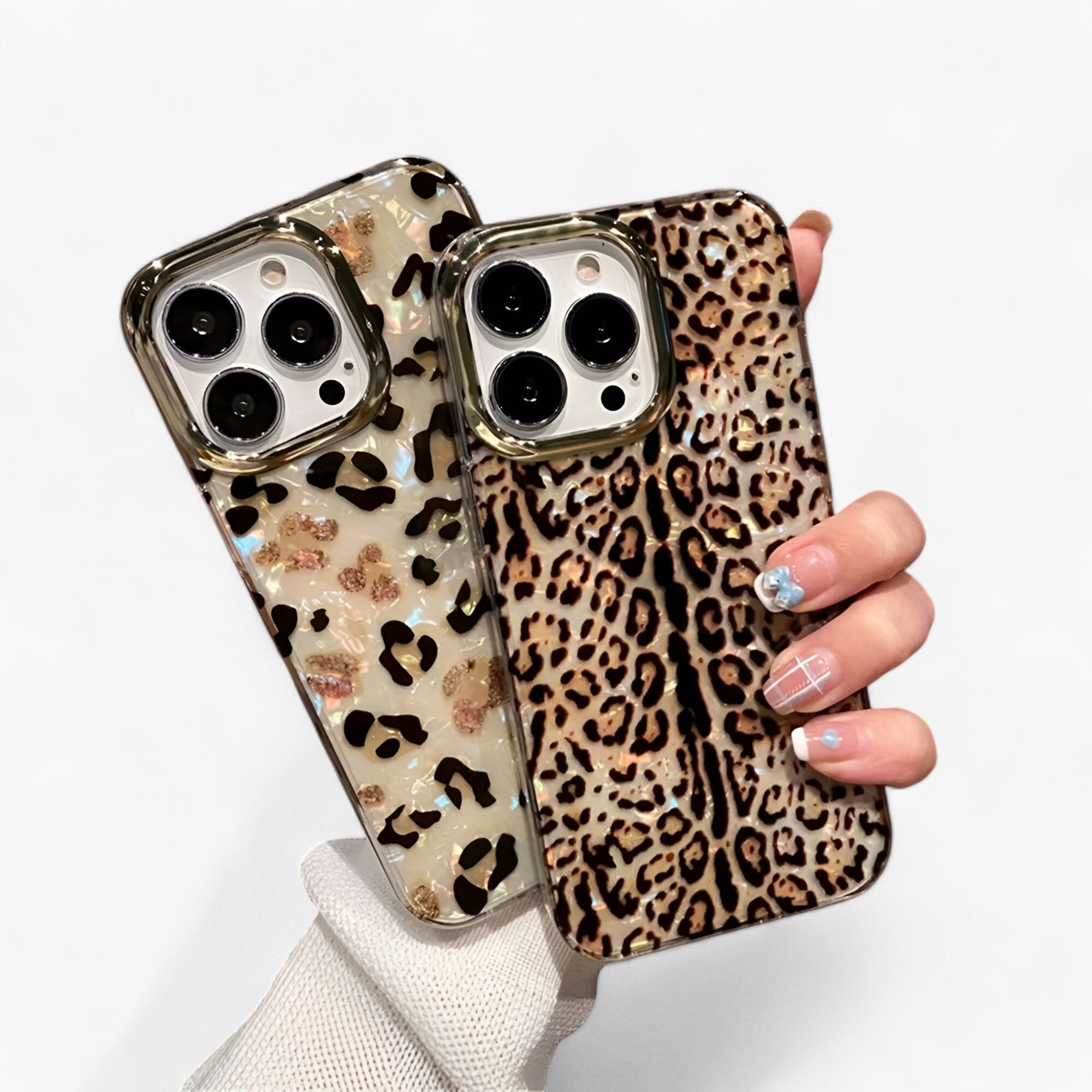 Valérie | Copri auricolari Aurora Leopard Shell - - Fashion Phone Case leopard phone case - Concept Palermo
