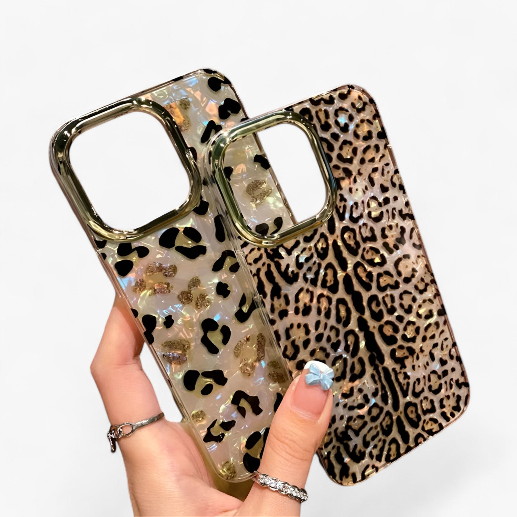 Valérie | Copri auricolari Aurora Leopard Shell - - Fashion Phone Case leopard phone case - Concept Palermo