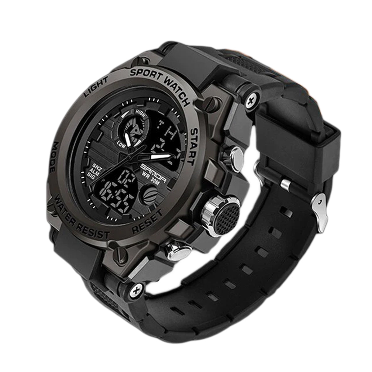 TitanGuard | Orologio militare multifunzionale da uomo - Nero - watches - Concept Palermo