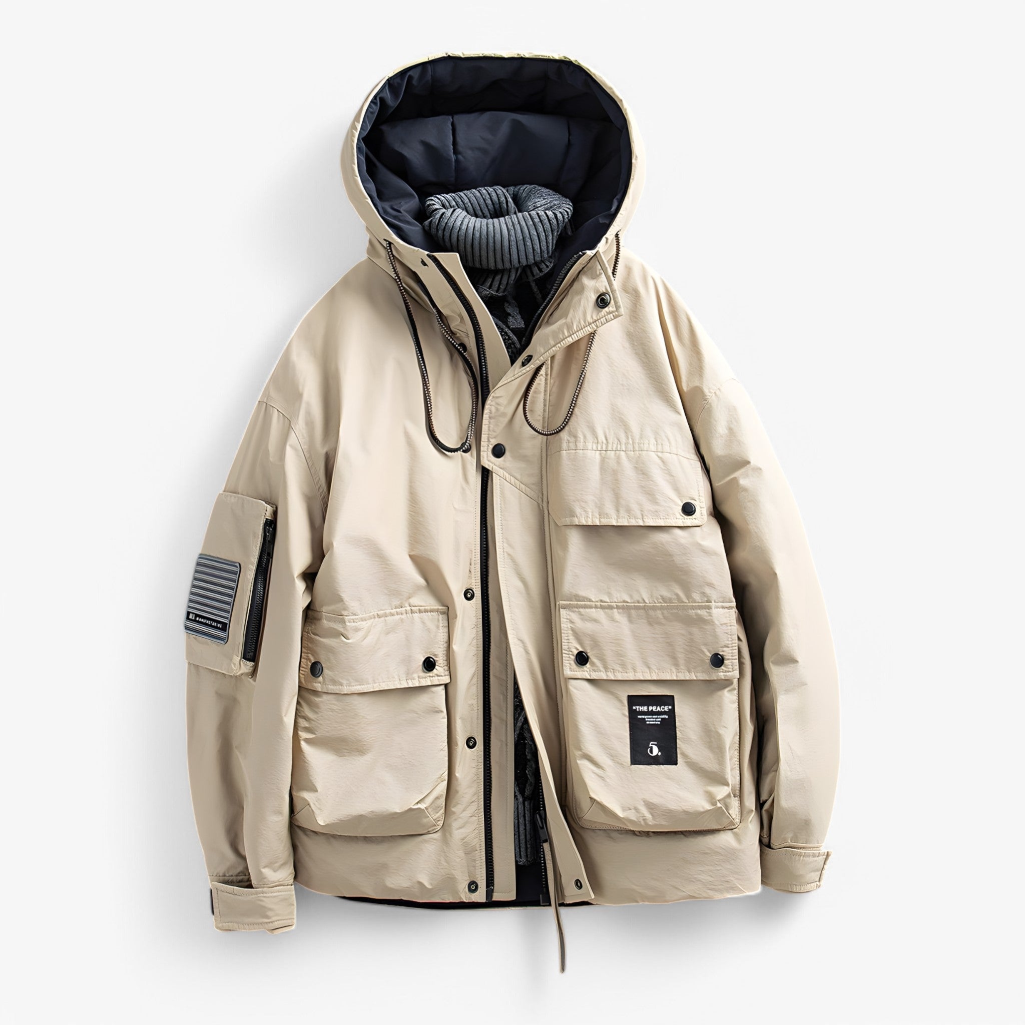 Victor | Parka - Khaki - men top - Concept Palermo