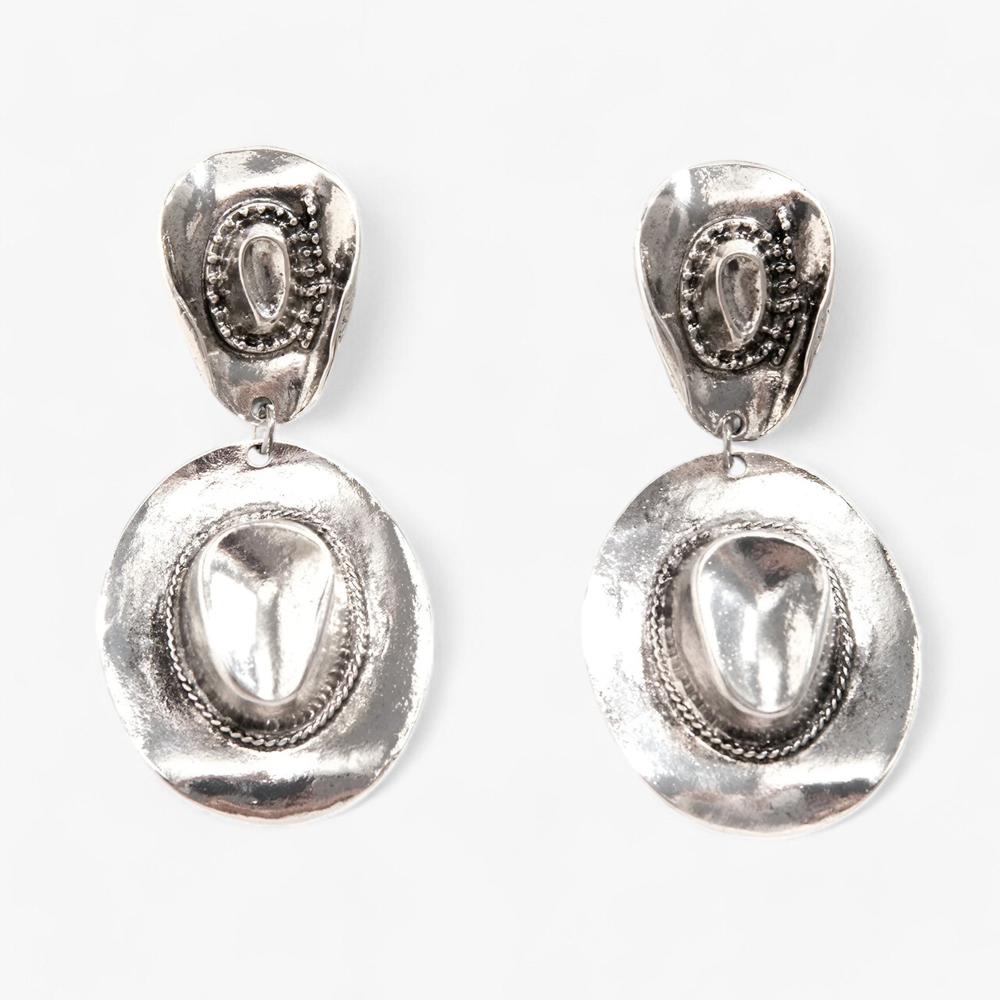 Joice | Orecchini Pendenti Western Vintage – Stile Audace per Ogni Occasione - Argento - EARRINGS Earrings for Women Girls New Fashion Earrings - Concept Palermo