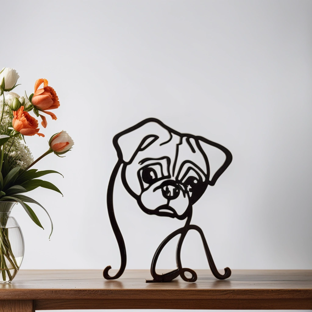 Samisa - Sculture astratte di cani - - showvariant - Concept Palermo