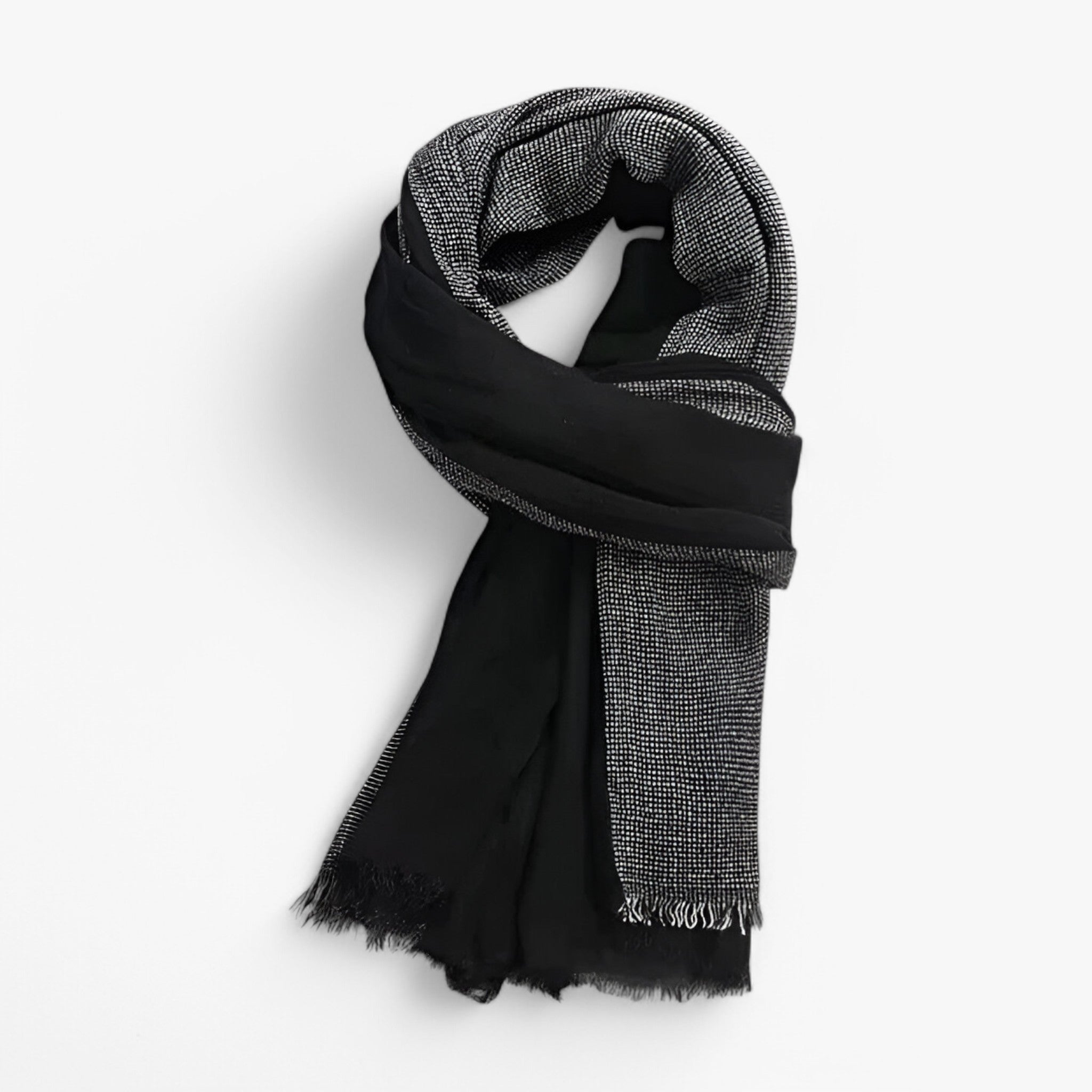 Moon Madrid™ – Whittier Luxe Sciarpa per Stile e Calore - Nero 80x190cm - men scarf The Best Scarf You’ll Ever Own—No Competition! women - Concept Palermo
