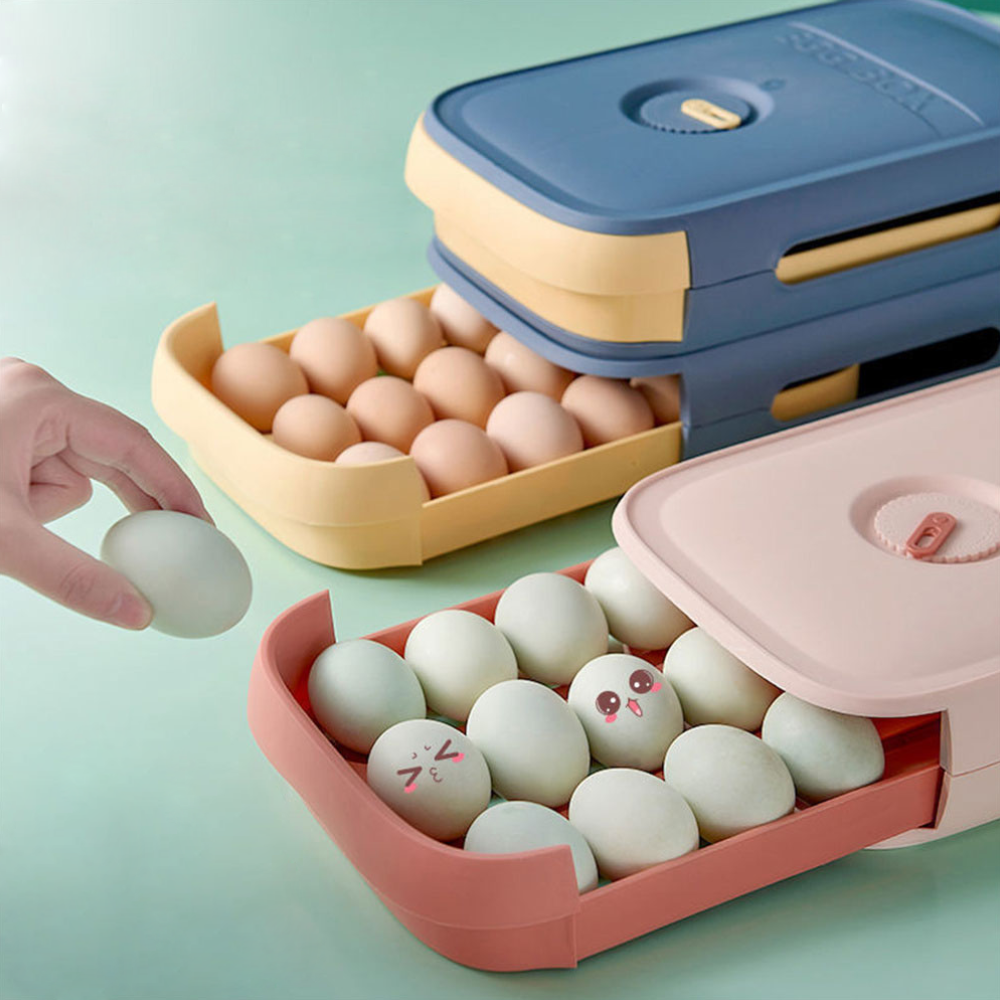 Organizer automatico per uova rotonde™ (1+1 GRATIS) - - egg organizer egg shelves - Concept Palermo