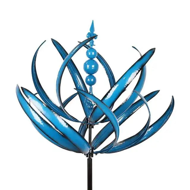 WhisperWind | Fate del vostro giardino il cuore della pace e della tranquillità - Blu - Best Seller Garden Decor Harlow Wind Spinner Hot Sale Lawn Metal Wind Spinner Metal Wind Serenade sale Solar Spinners for Garden Solar Spinners Garden Wind Powered Kinetic Sculpture Wind Spinner for Garden Wind Wheels & Spinners Windmill 3D for Yard - Concept Palermo