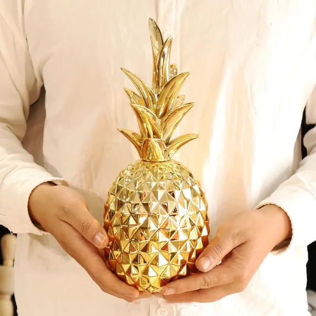 LumiPine - Ananas dorato Decorazione per la casa - Oro - Decor Decoration home home decor - Concept Palermo